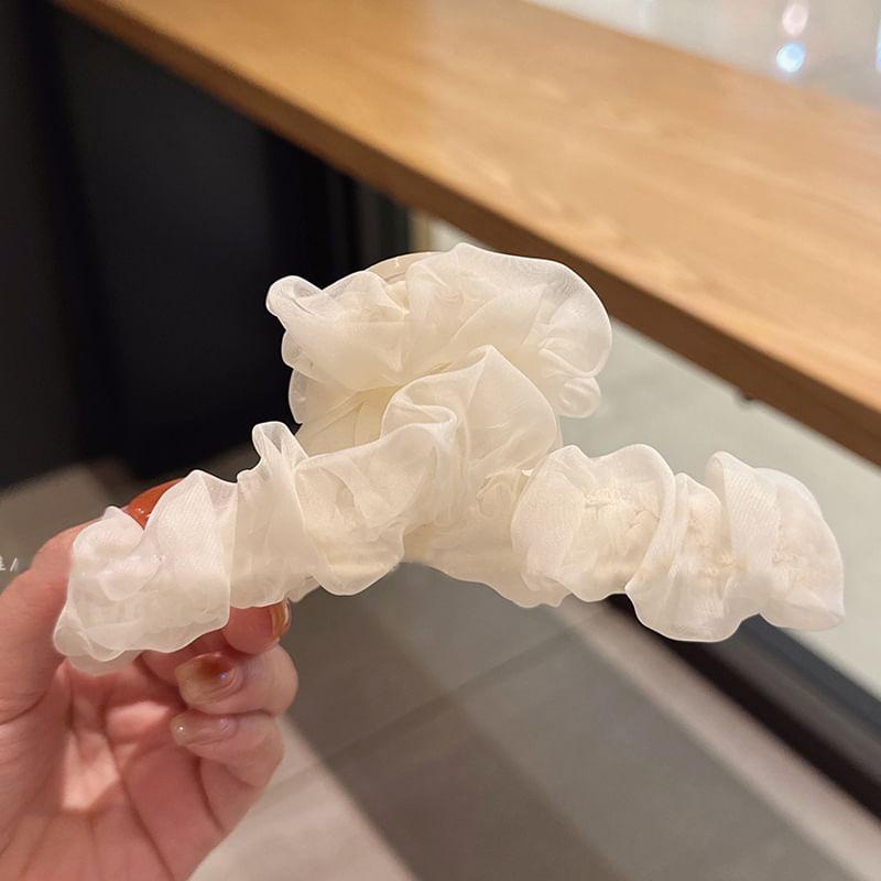 Ruched Mesh Hair Claw Product Image