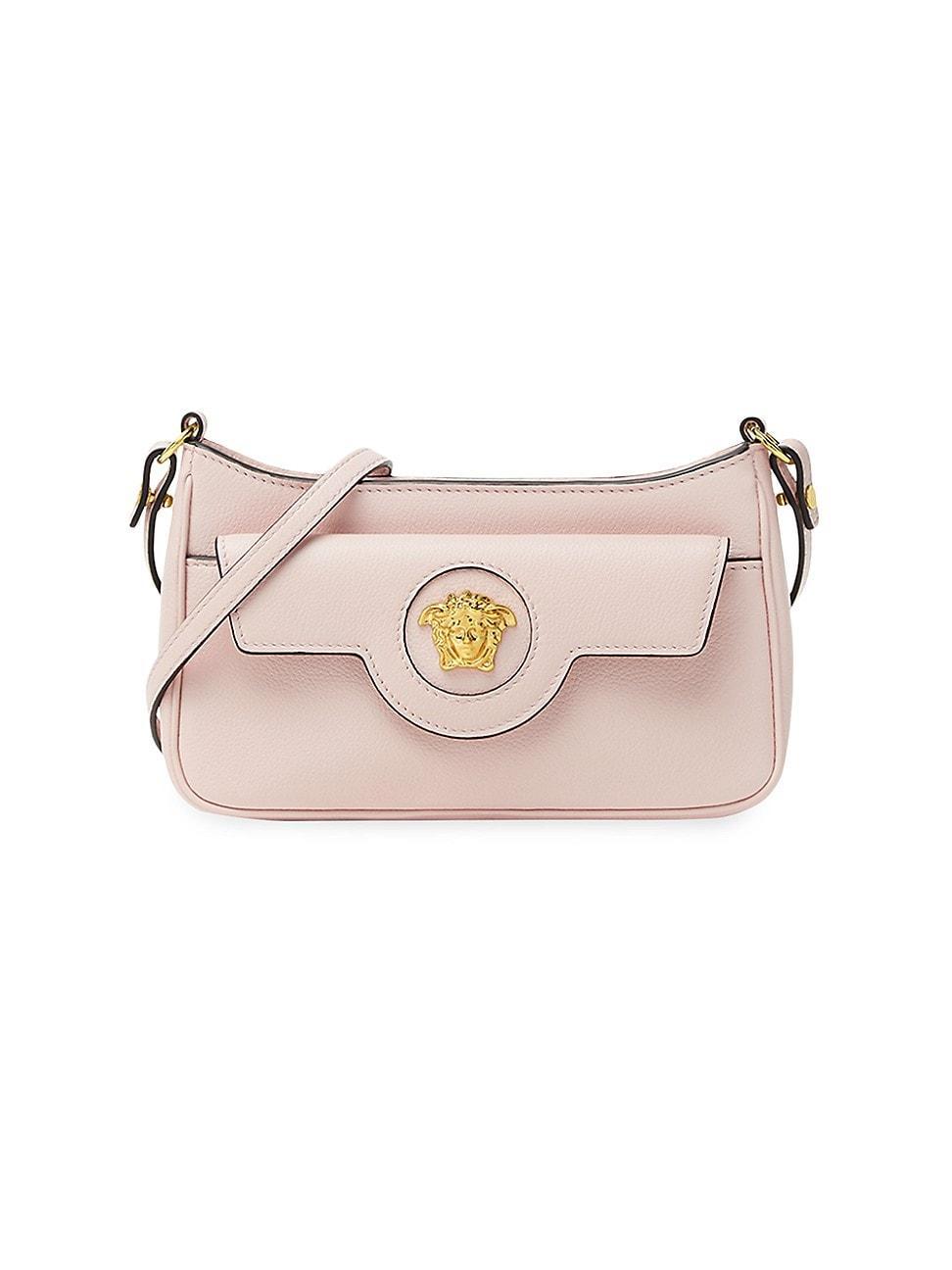 Womens La Medusa Mini Leather Crossbody Bag Product Image