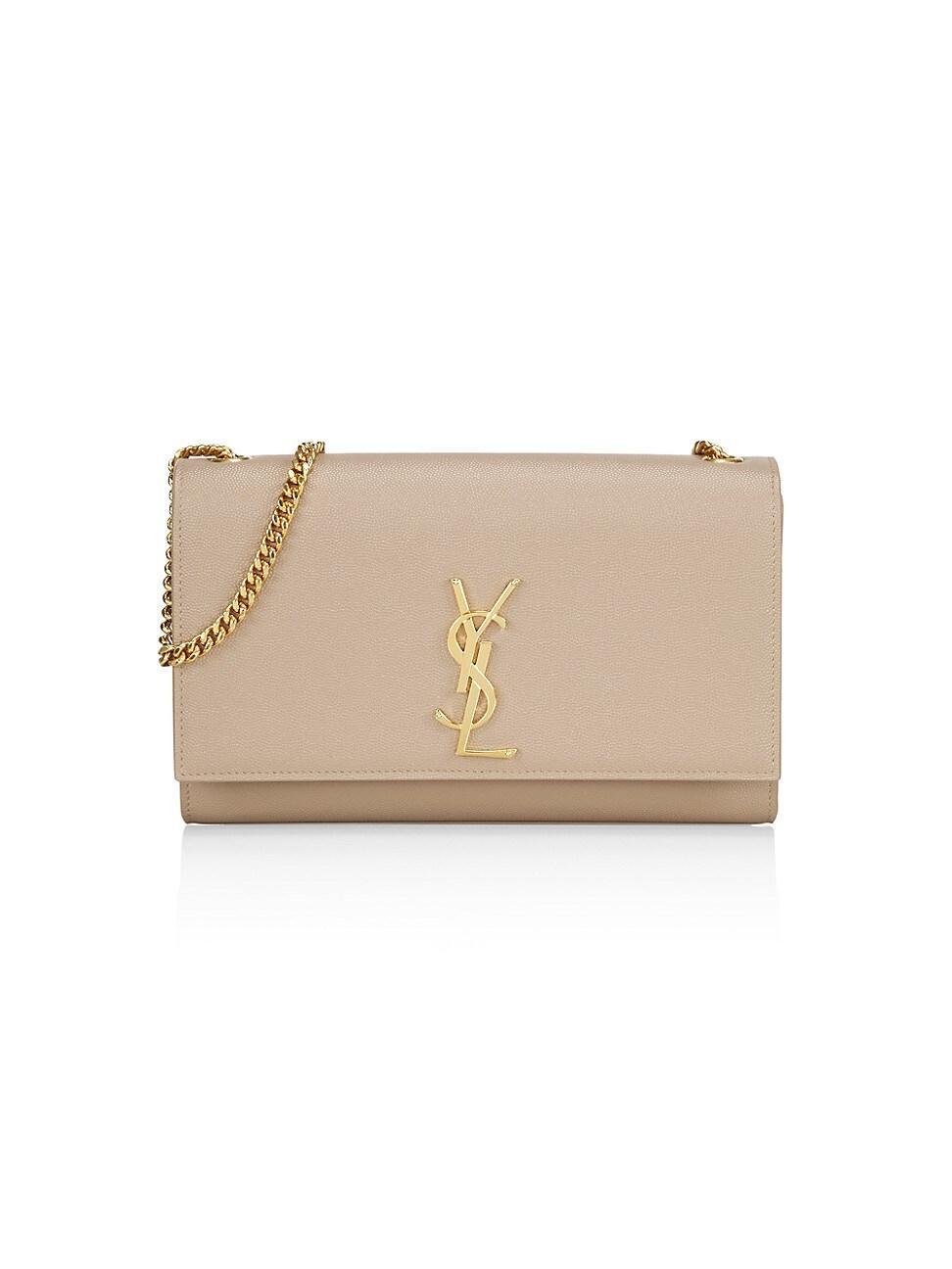 Womens Medium Kate Grained Leather Shoulder Bag Product Image