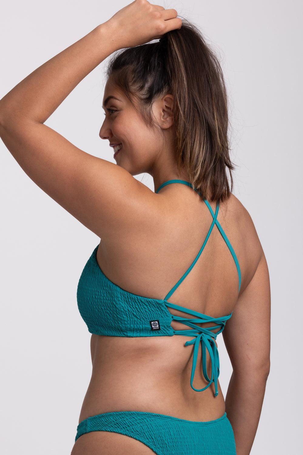 Luna Smocked Bikini Top Product Image