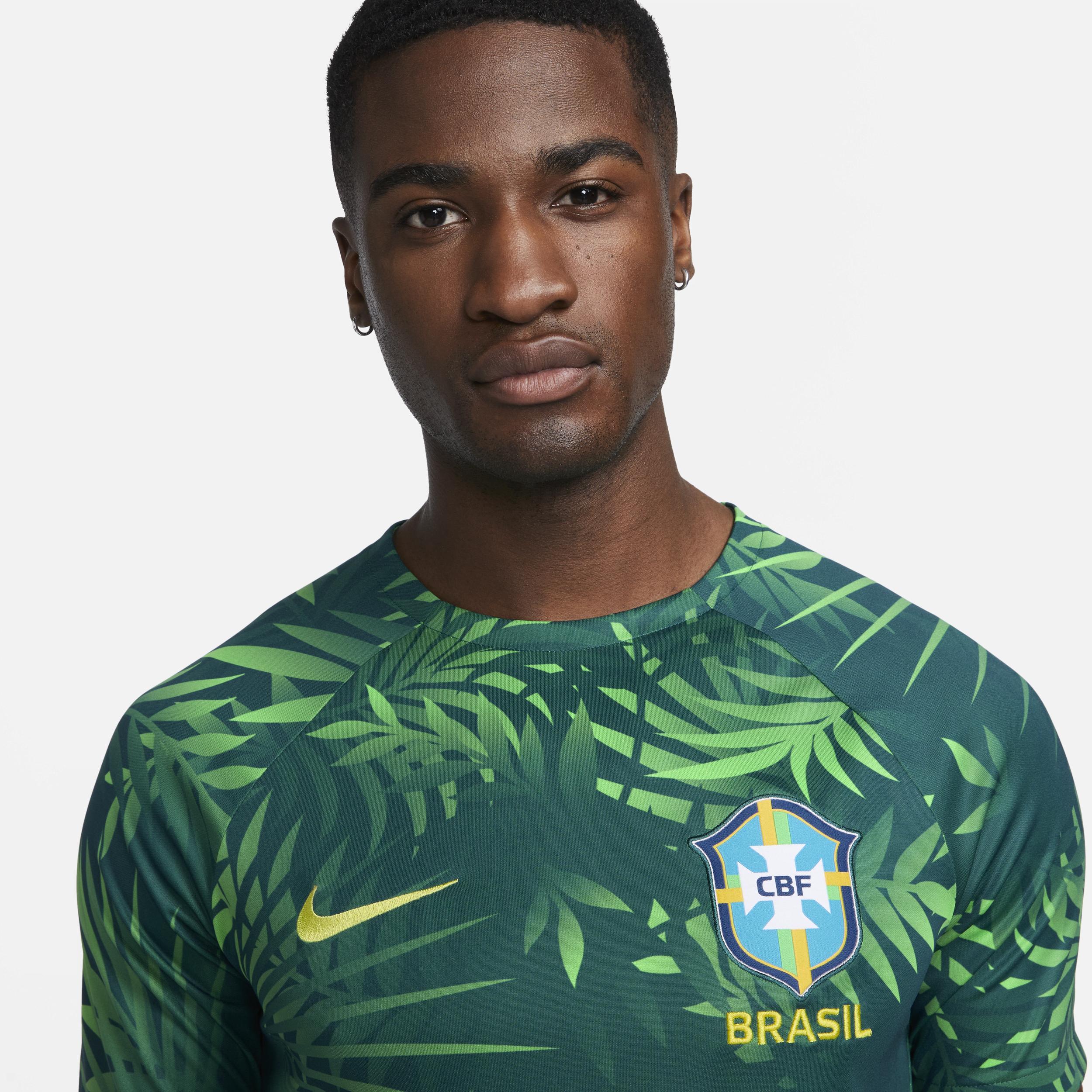 Mens Nike Green Brazil Womens National Team 2023 Academy Pro Pre-Match Jersey - Green Product Image