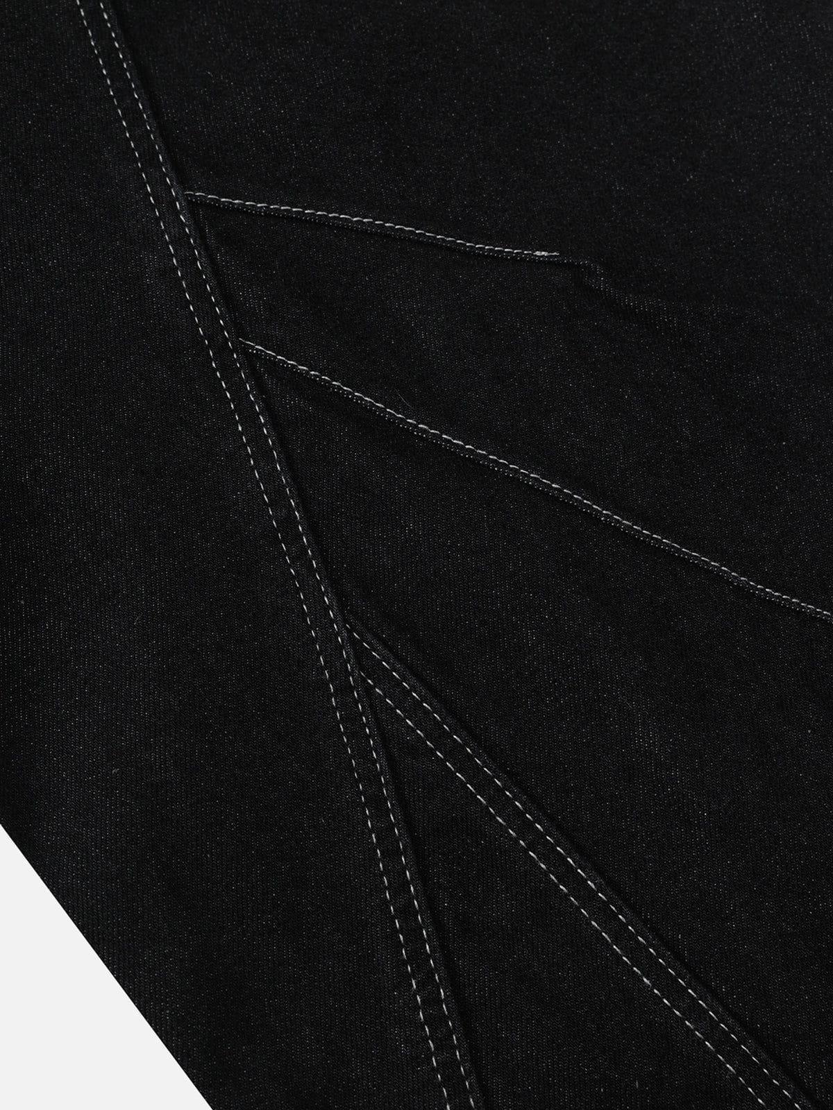 [Pre-Order] Aelfric Eden Wrinkle Seam Super Baggy Barrel Jeans Product Image