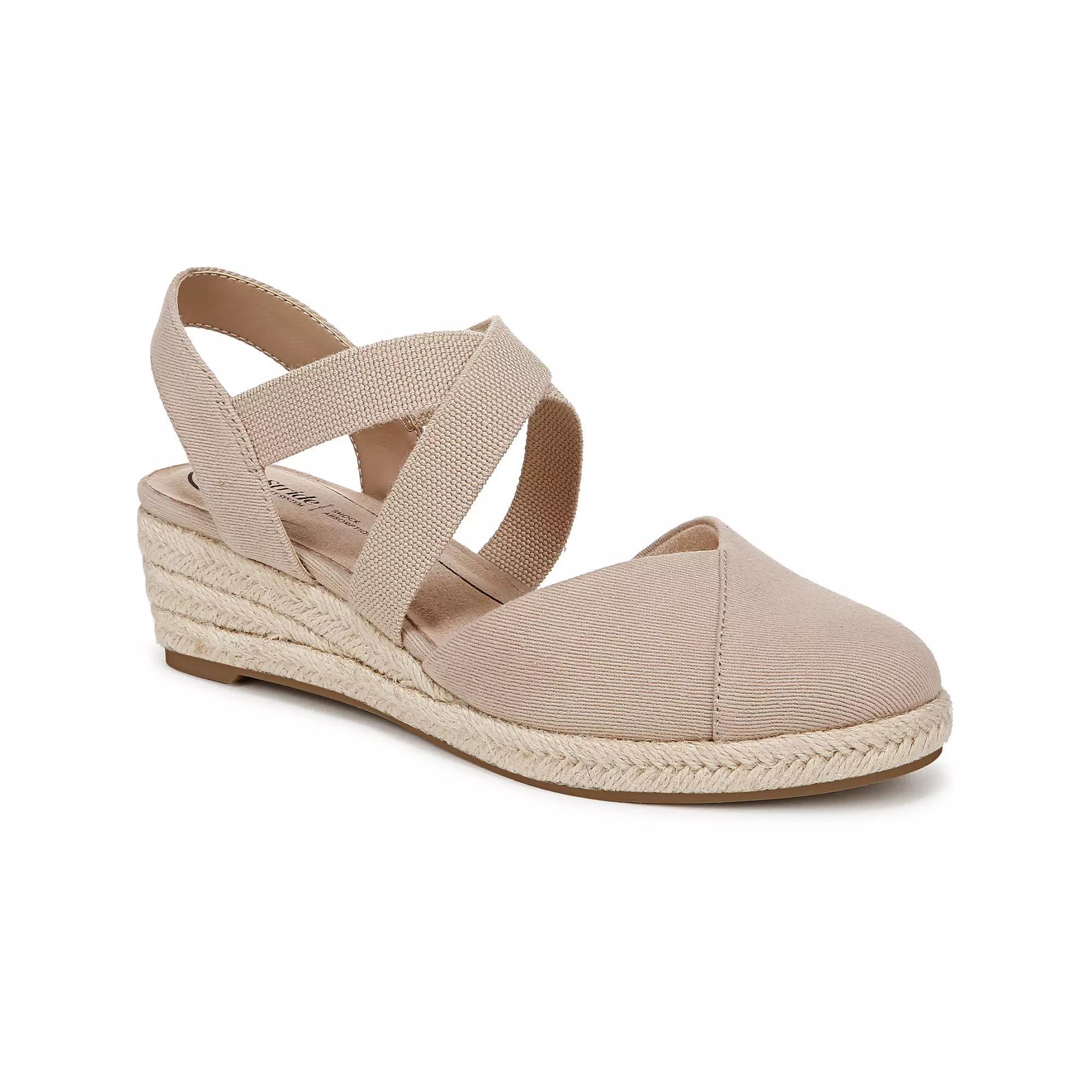 LifeStride Kimball Women's Espadrille Slip-On Wedges, Size: 7.5, Tender Brown Product Image