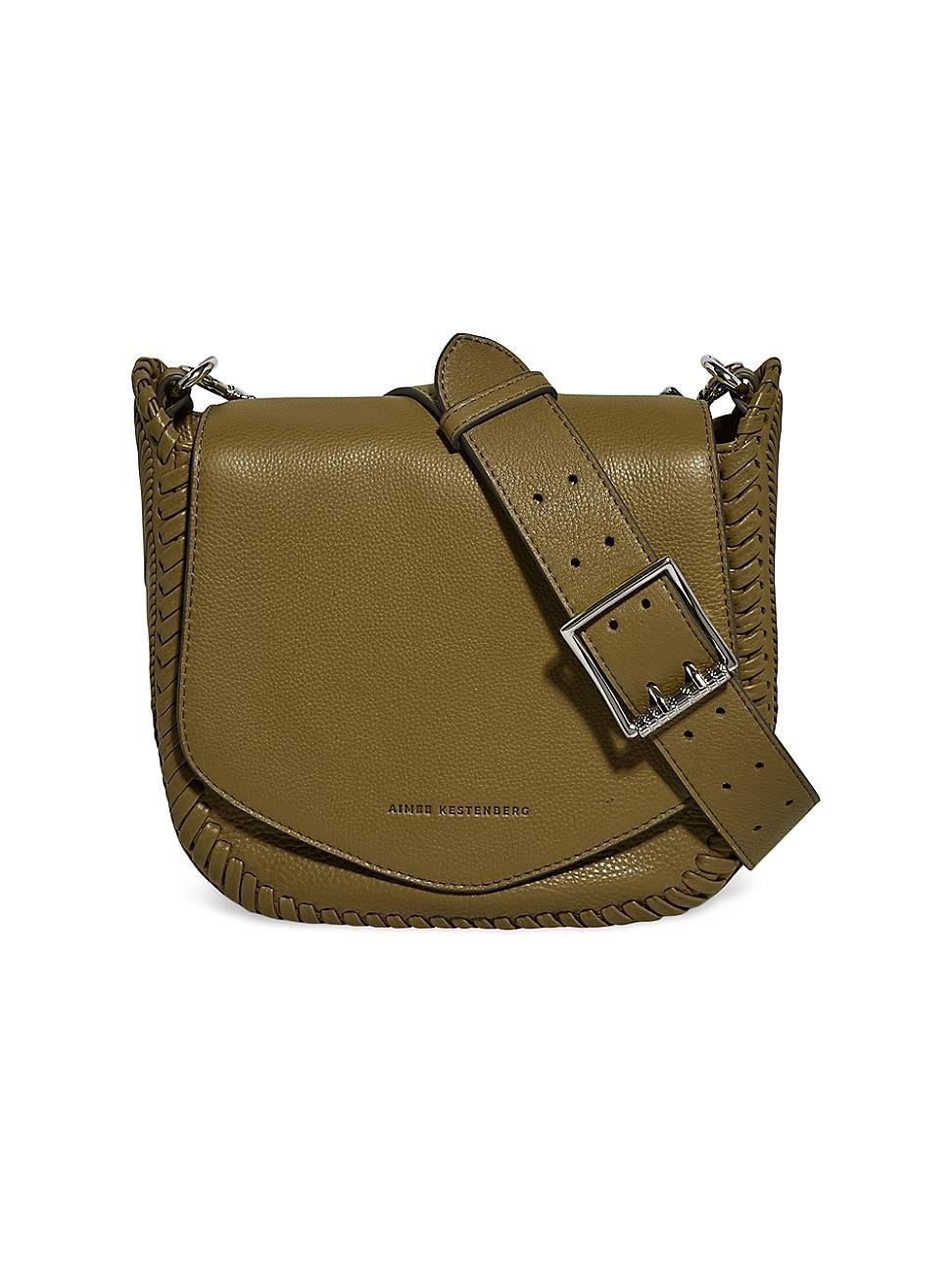 Womens All For Love Leather Saddle Crossbody Product Image
