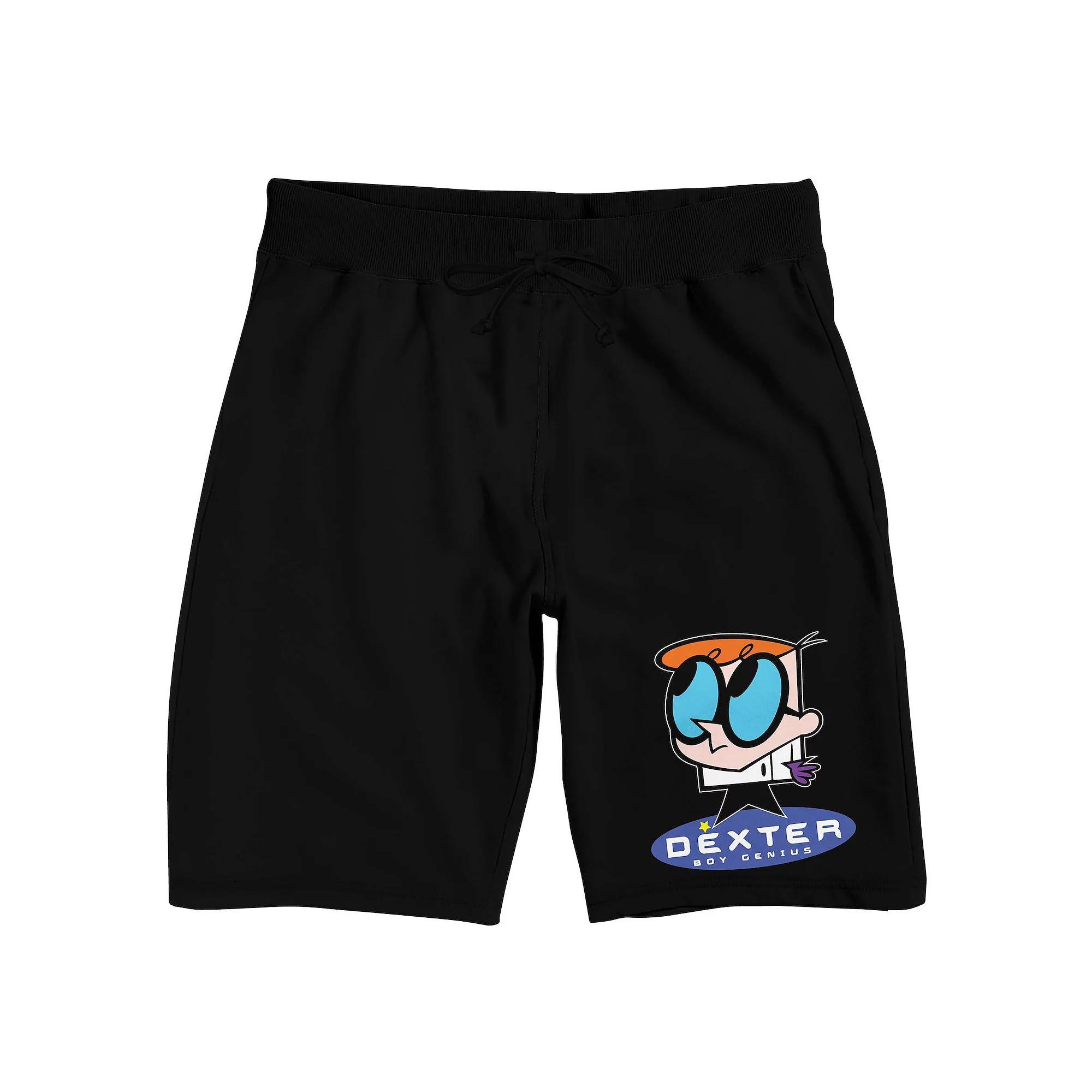 Men's Dexters Lab Sleep Shorts, Size: Small, Black Product Image