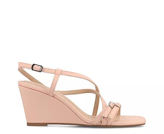 Journee Collection Womens Clinnne Wedge Sandal Product Image