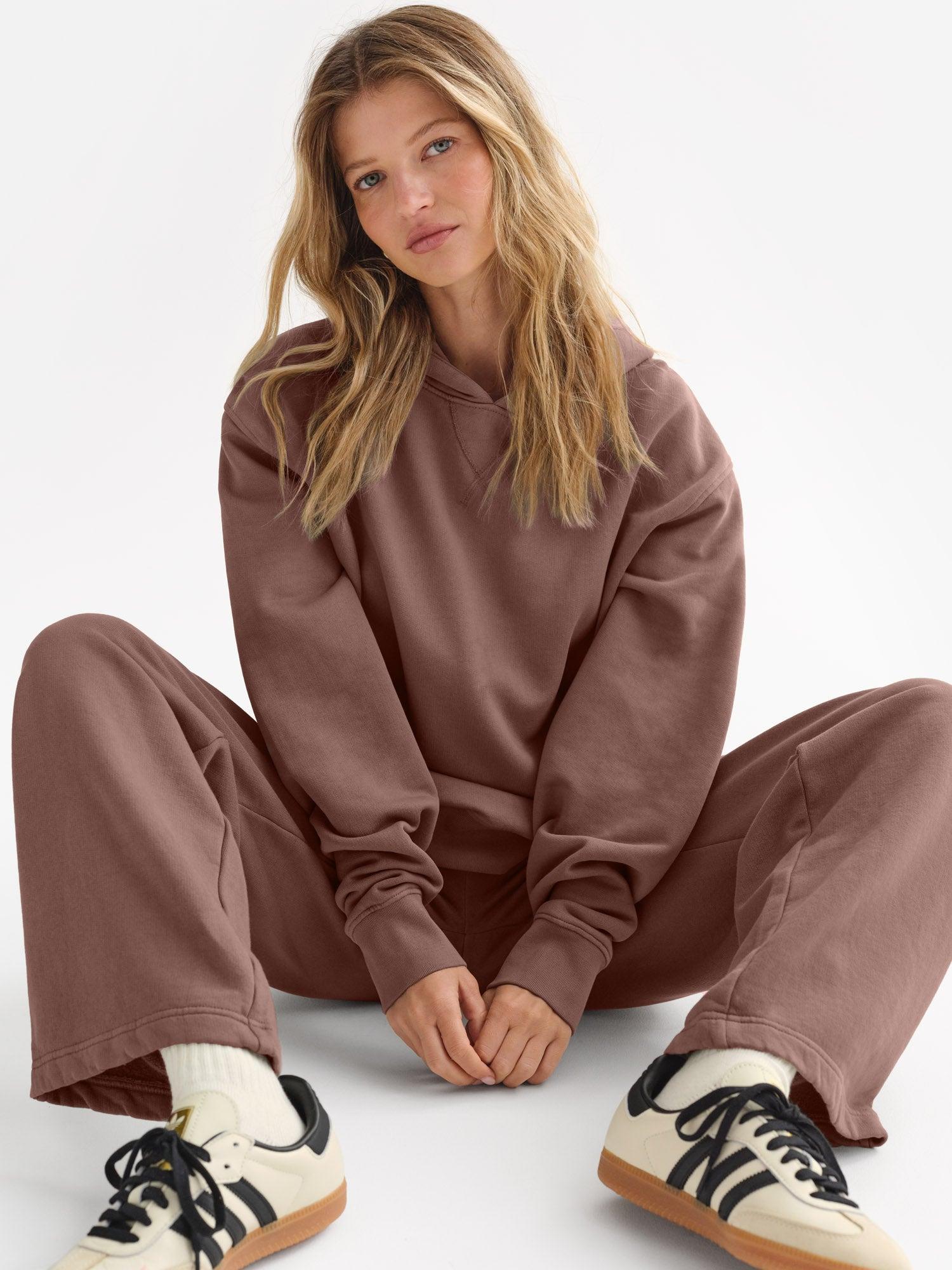 Organic Fleece Relaxed Hoodie Female Product Image
