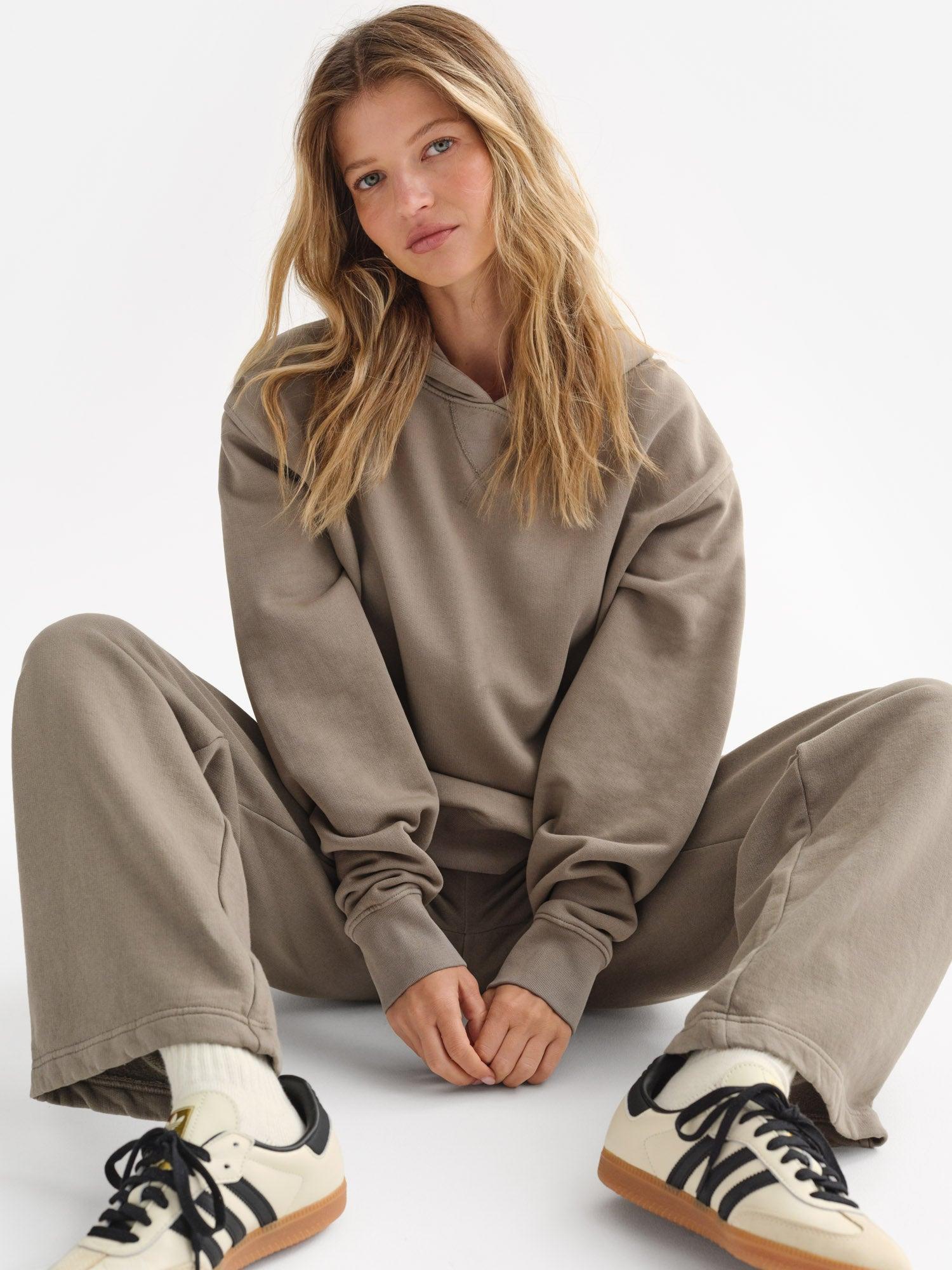 Organic Fleece Relaxed Hoodie Female Product Image