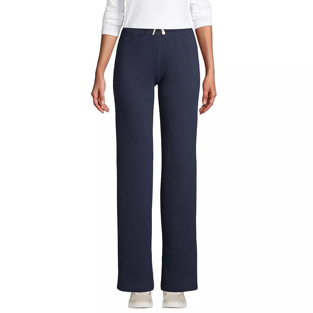 Women's Lands' End Sweatpants, Size: Medium, Classic Blue Product Image