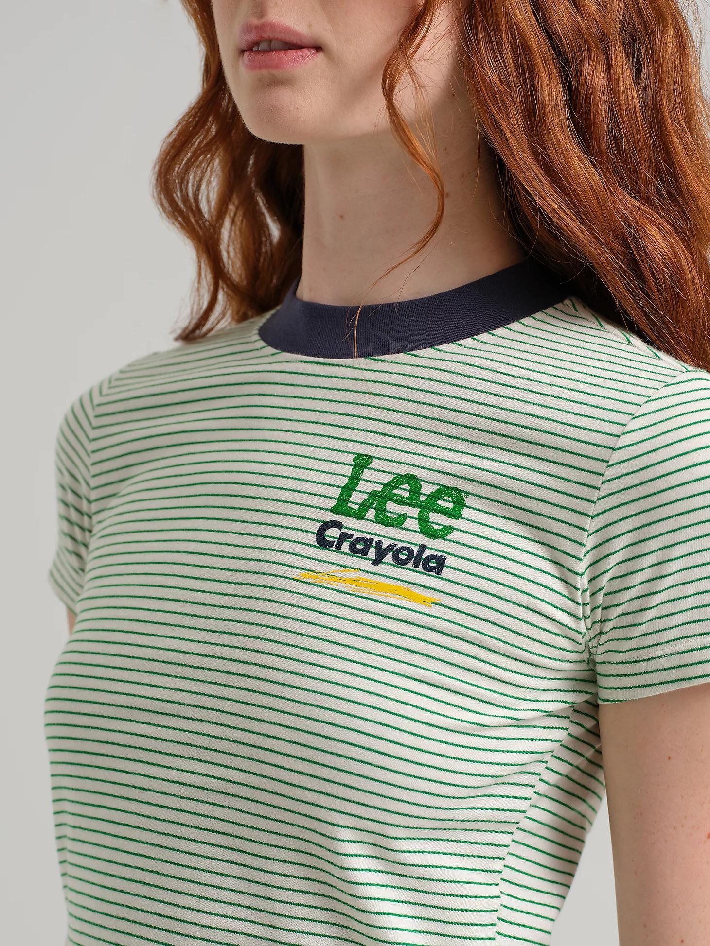 Women's Lee® x Crayola® Slim Ringer Tee | Women's Tops & Tees | Lee® Product Image