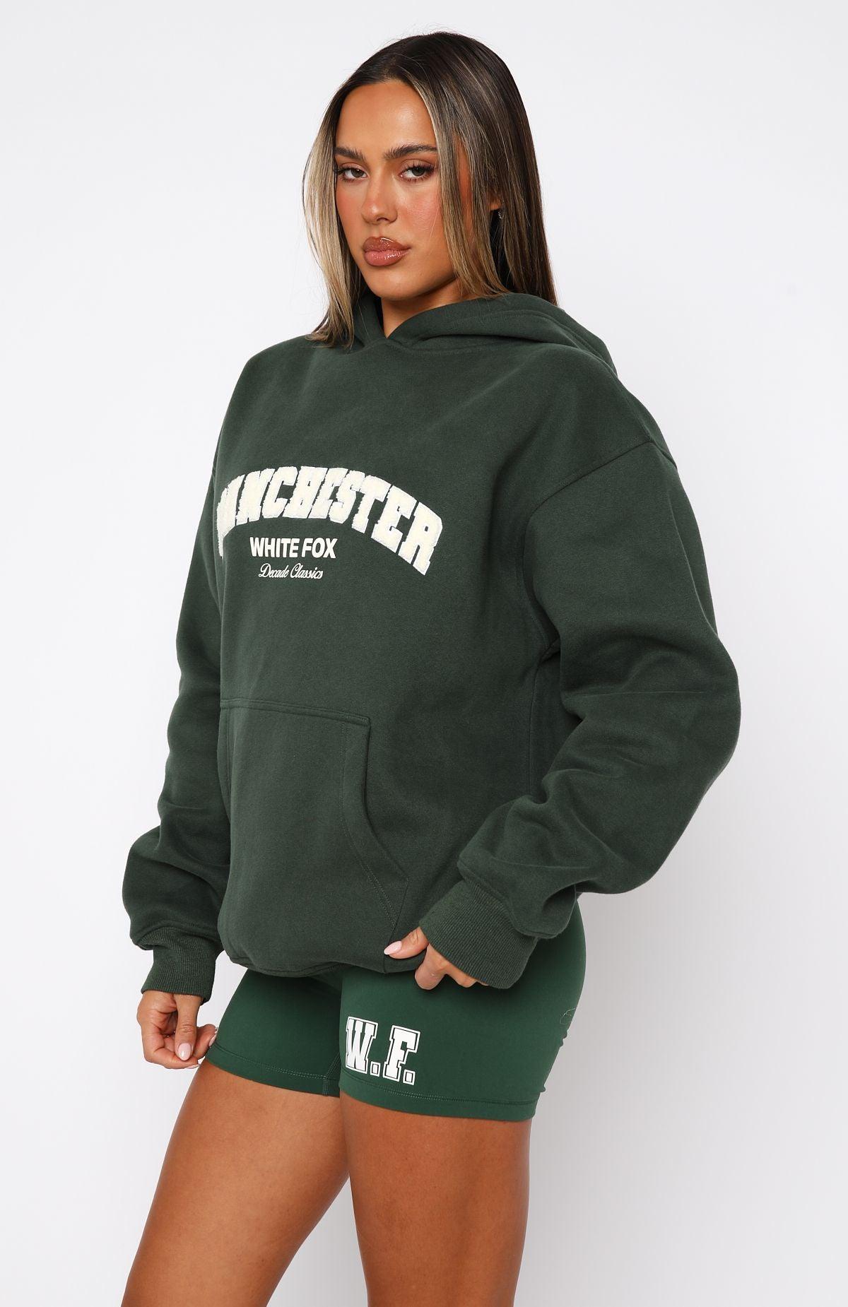Decade Classics Global Oversized Hoodie Forest Green Product Image