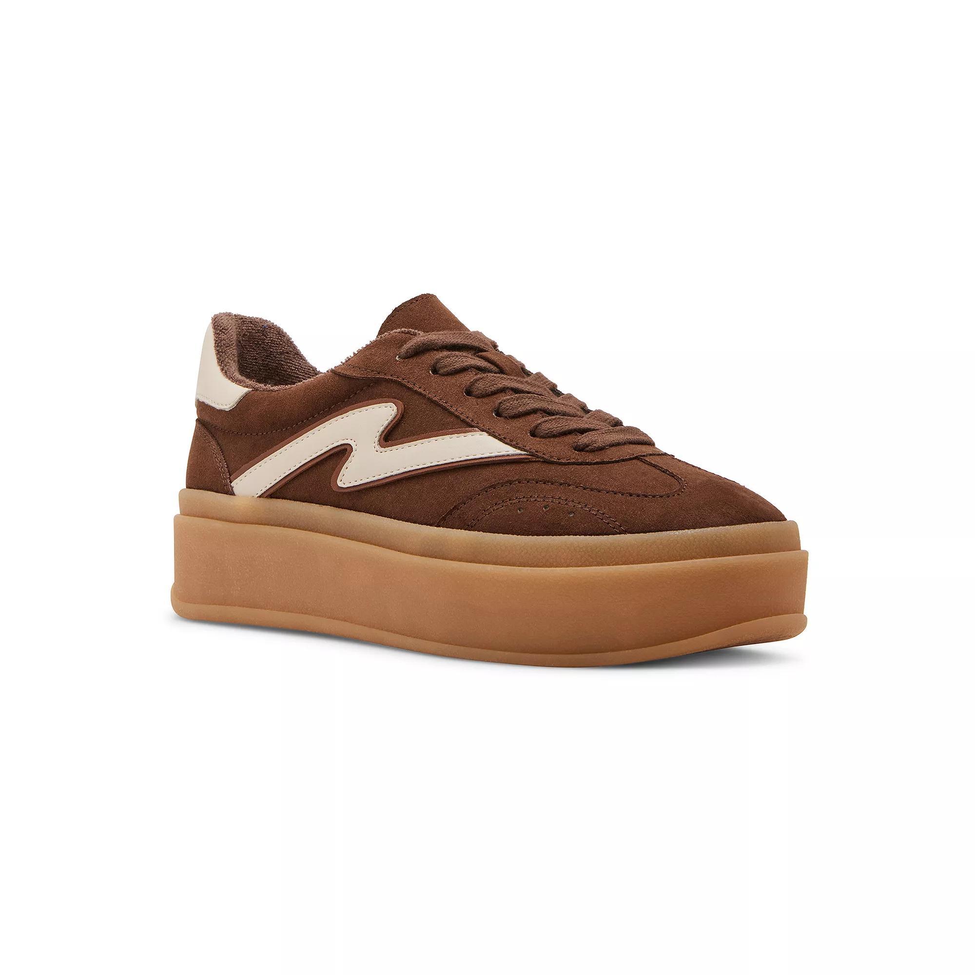 madden girl Mightty Women's Platform Sneakers, Size: 6, Brown Product Image