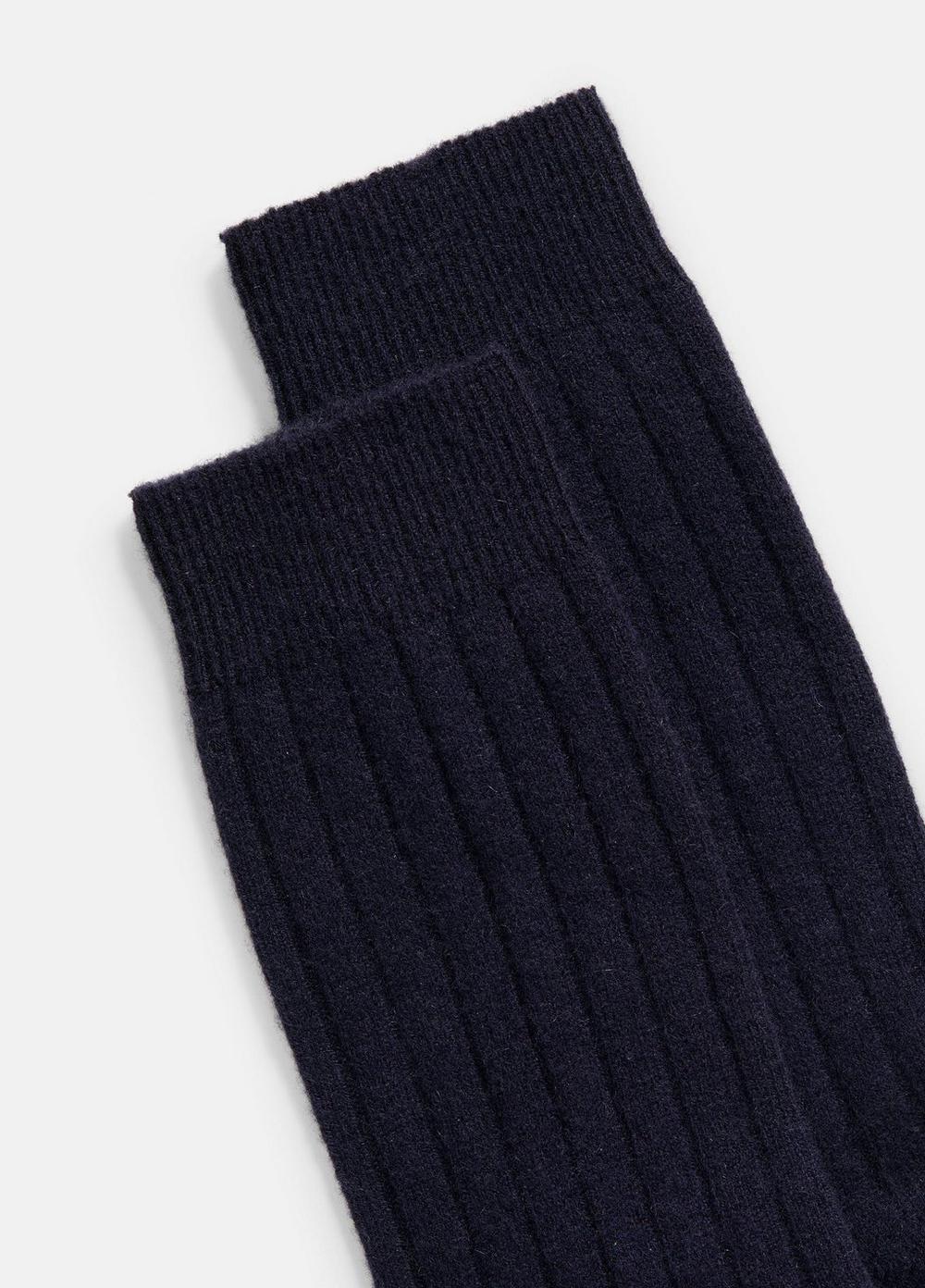 Womens Womens Cashmere Rib Sock, Black, Size M/L Vince Product Image