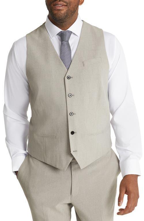 Johnny Bigg Mens Clooney Stretch Waistcoat - Stone Product Image