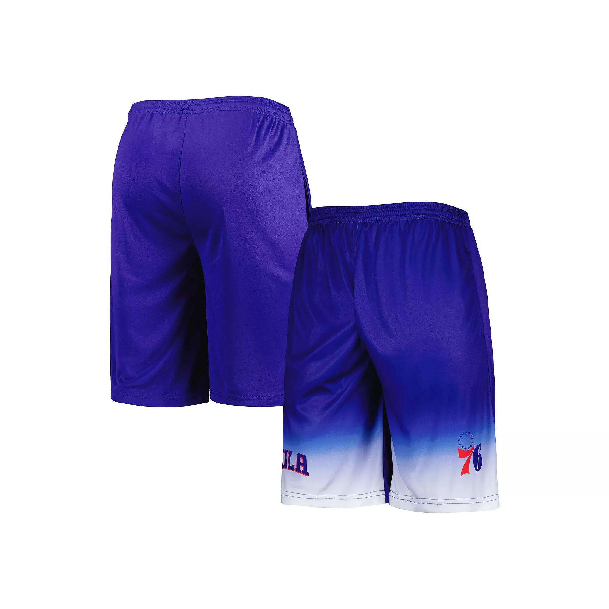Men's Fanatics Branded Royal Philadelphia 76ers Fadeaway Shorts, Size: 3XL, 76r Blue Product Image