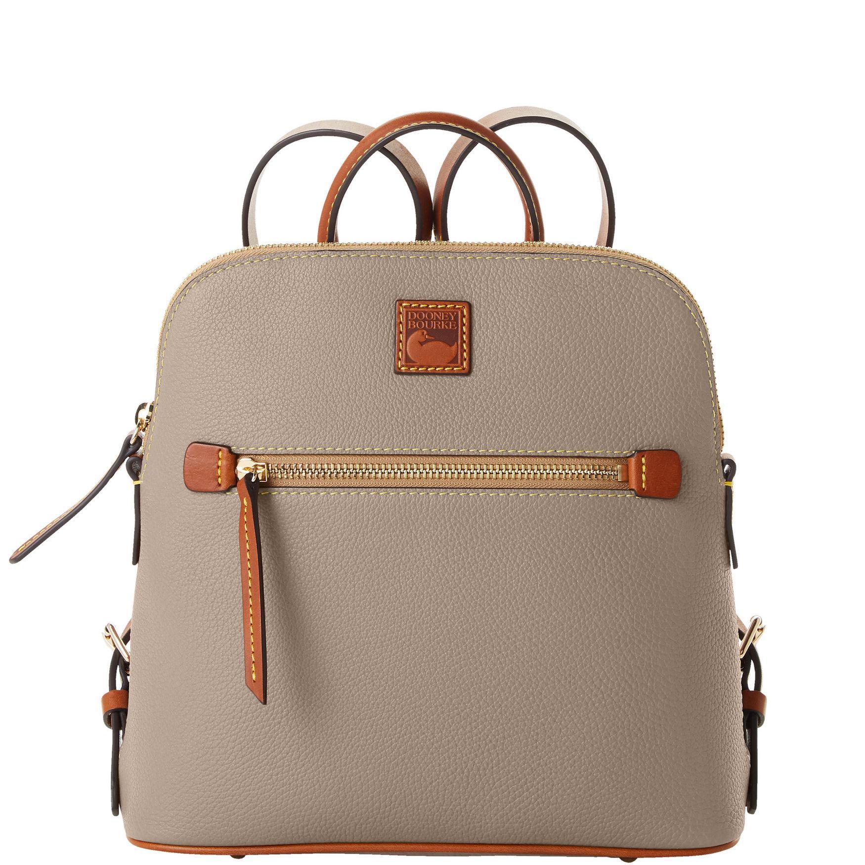 Dooney & Bourke Womens Pebble Grain Leather Backpack in Black Product Image