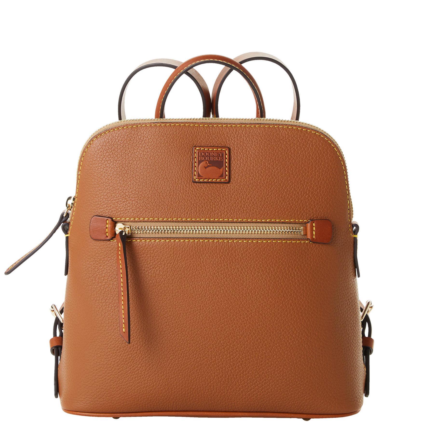 Dooney & Bourke Womens Pebble Grain Leather Backpack in Black Product Image