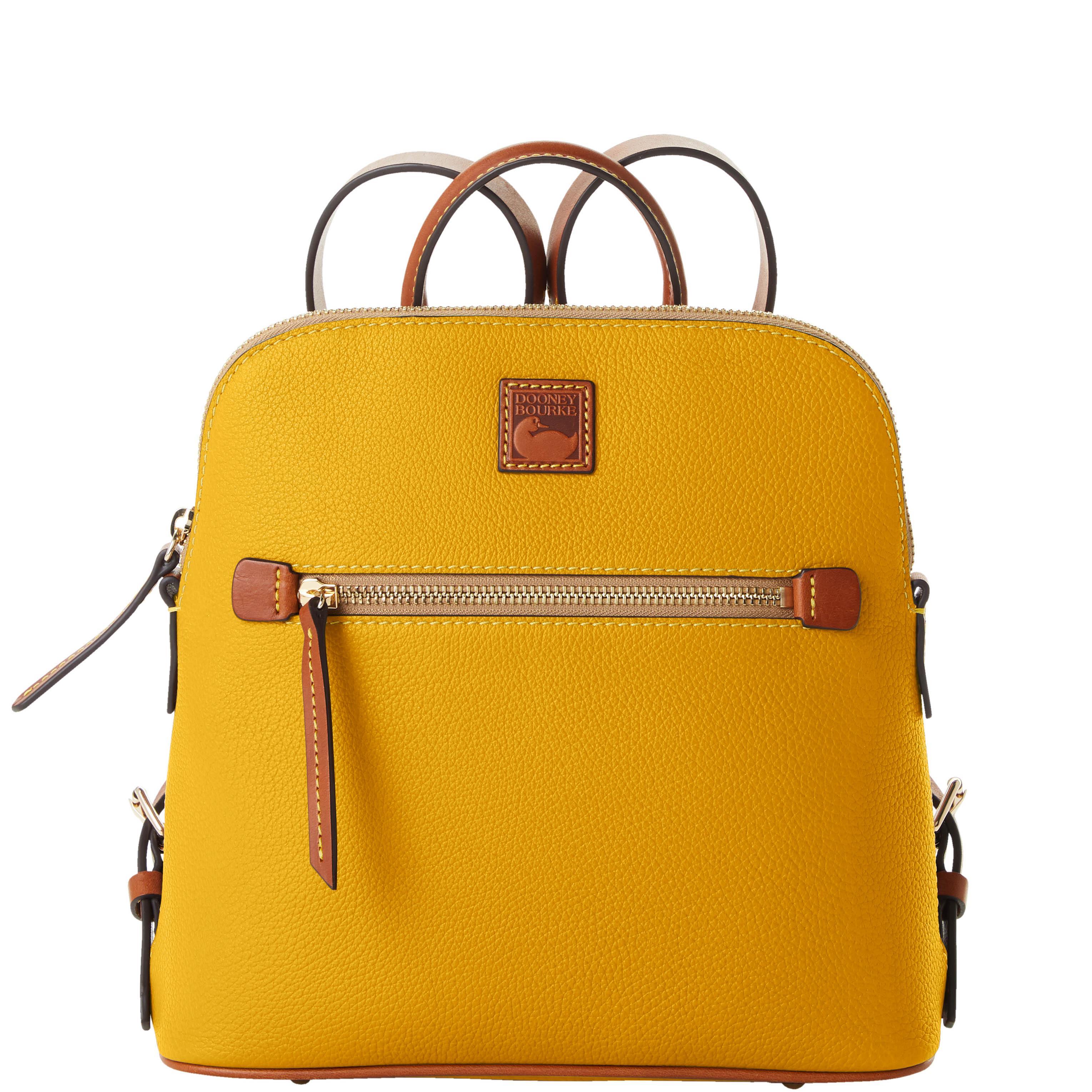 Dooney & Bourke Womens Pebble Grain Leather Backpack in Black Product Image