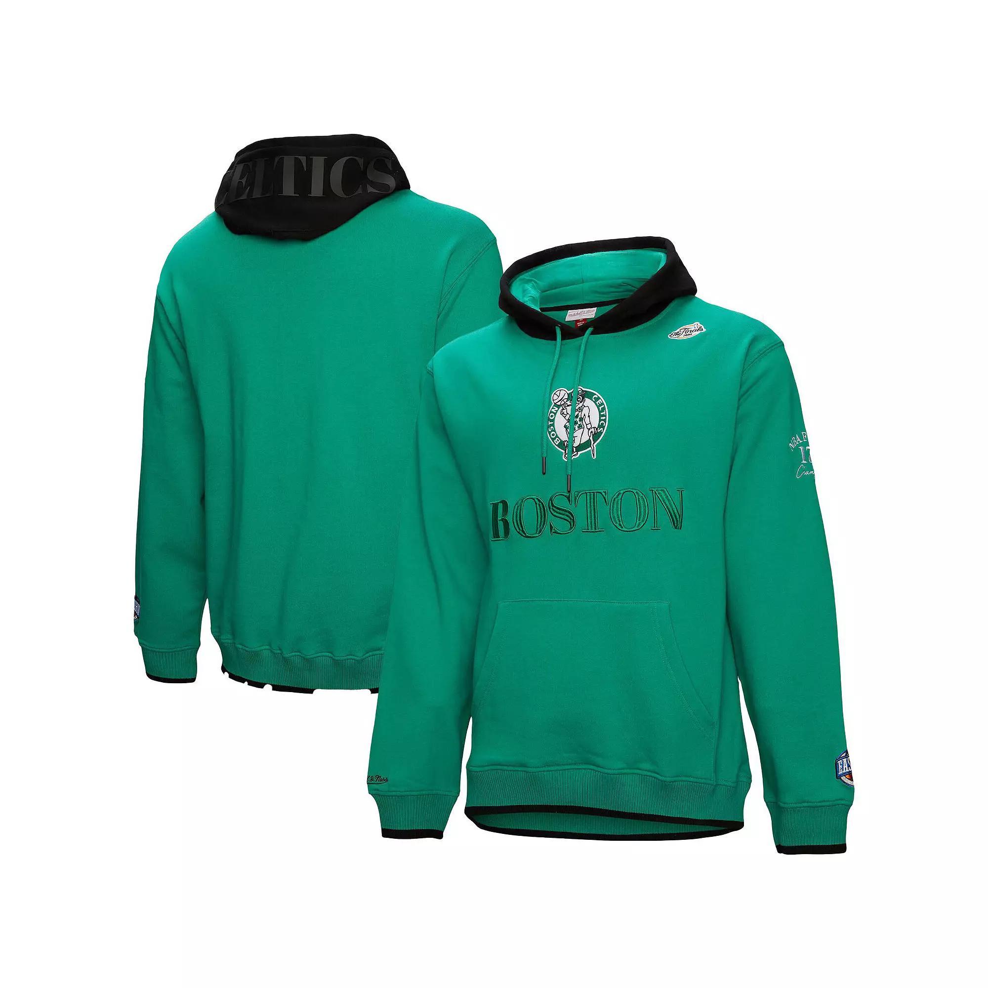Men's Mitchell & Ness  Kelly Green Boston Celtics Hardwood Classics Team OG 3.0 Pullover Hoodie, Size: Small Product Image