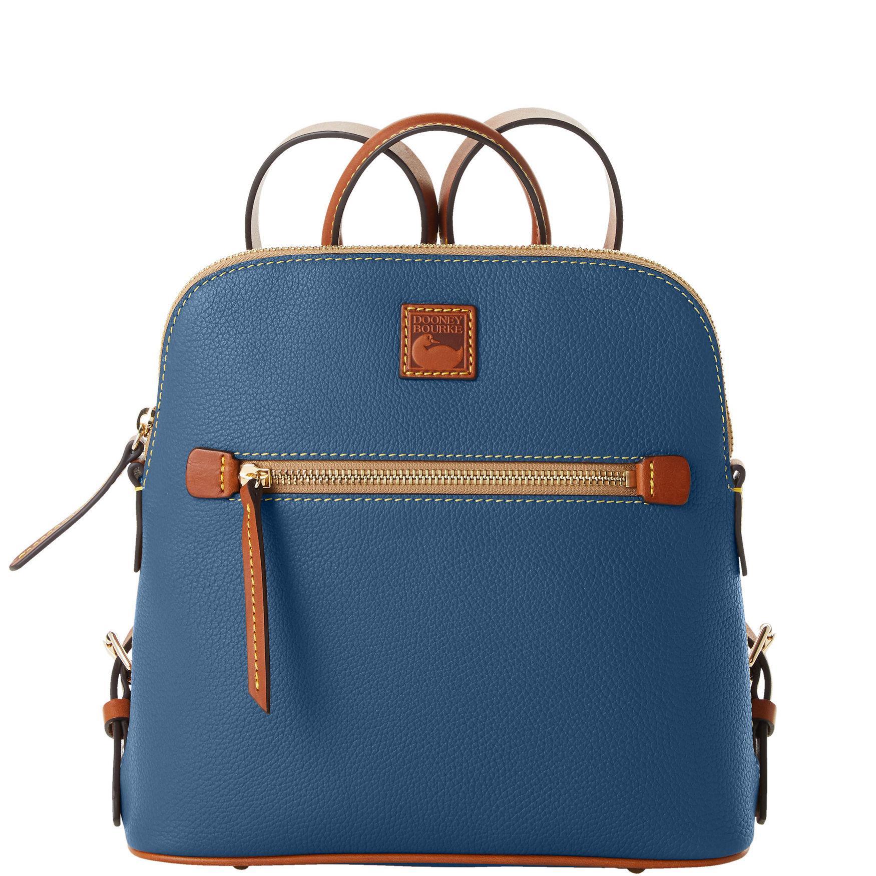 Dooney & Bourke Womens Pebble Grain Leather Backpack in Black Product Image