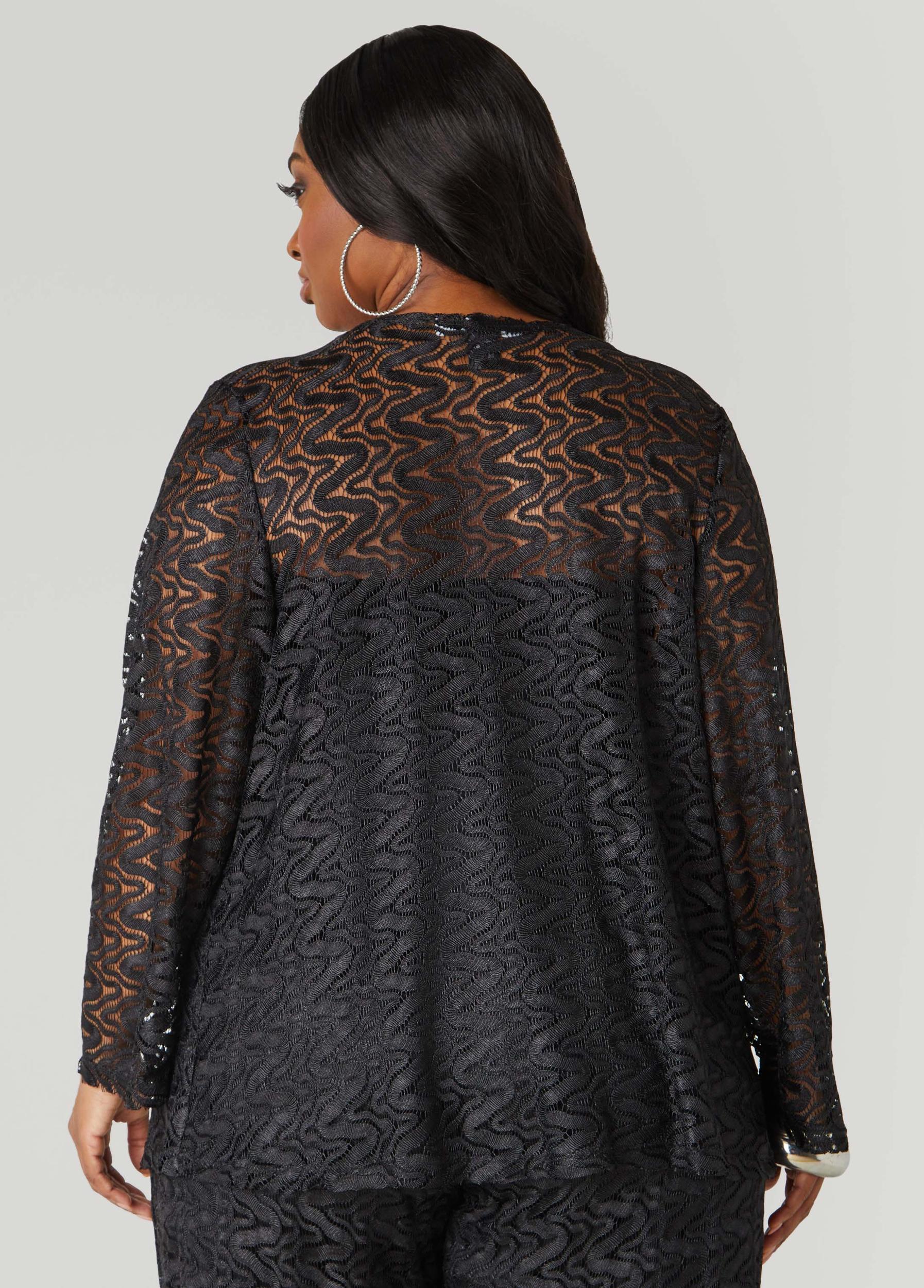Open Front Lace Jacket Product Image