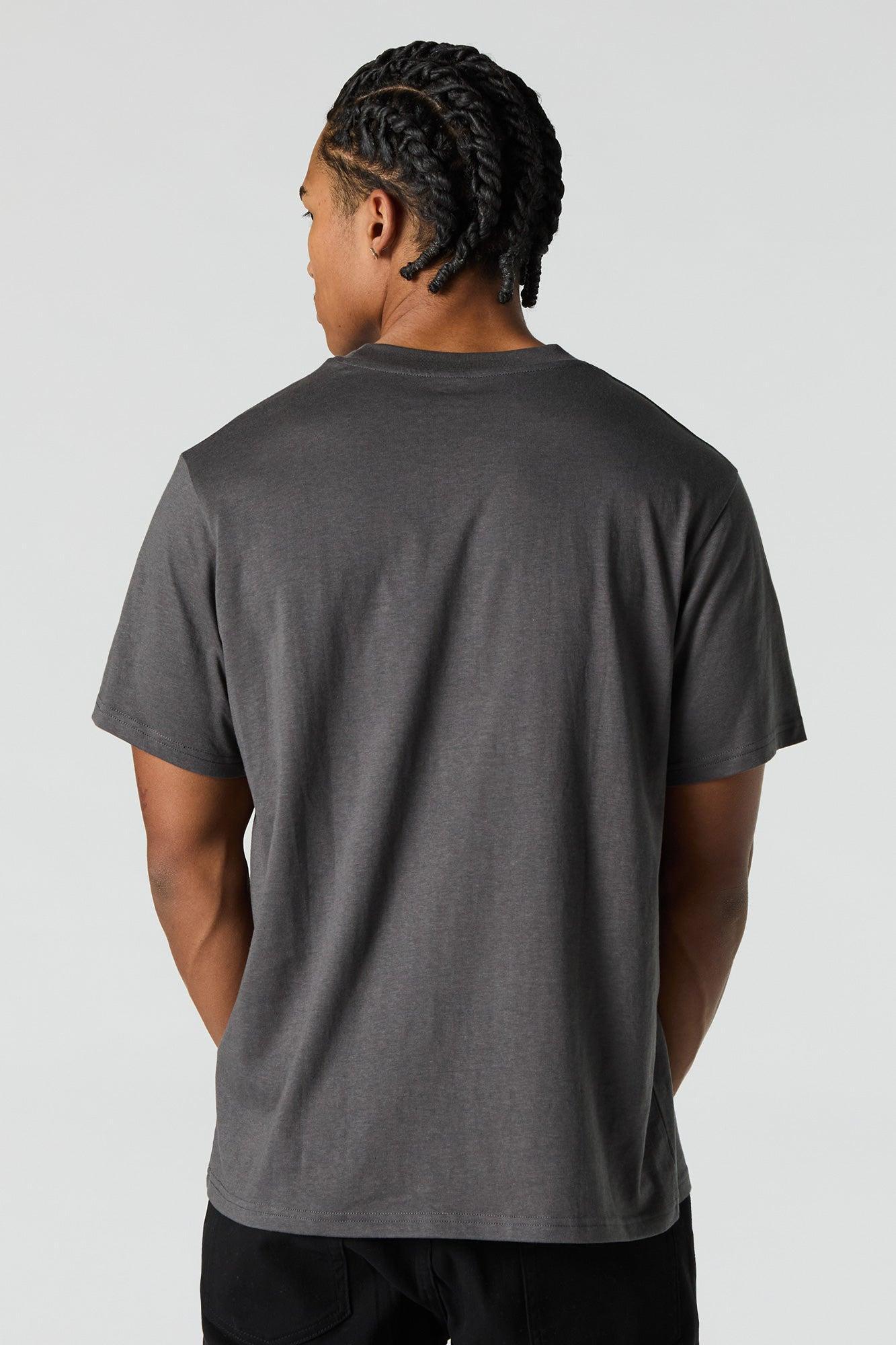 Solid Crewneck T-Shirt Male Product Image