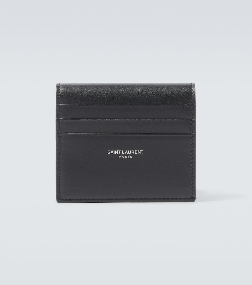 SAINT LAURENT Leather Wallet In Black Product Image