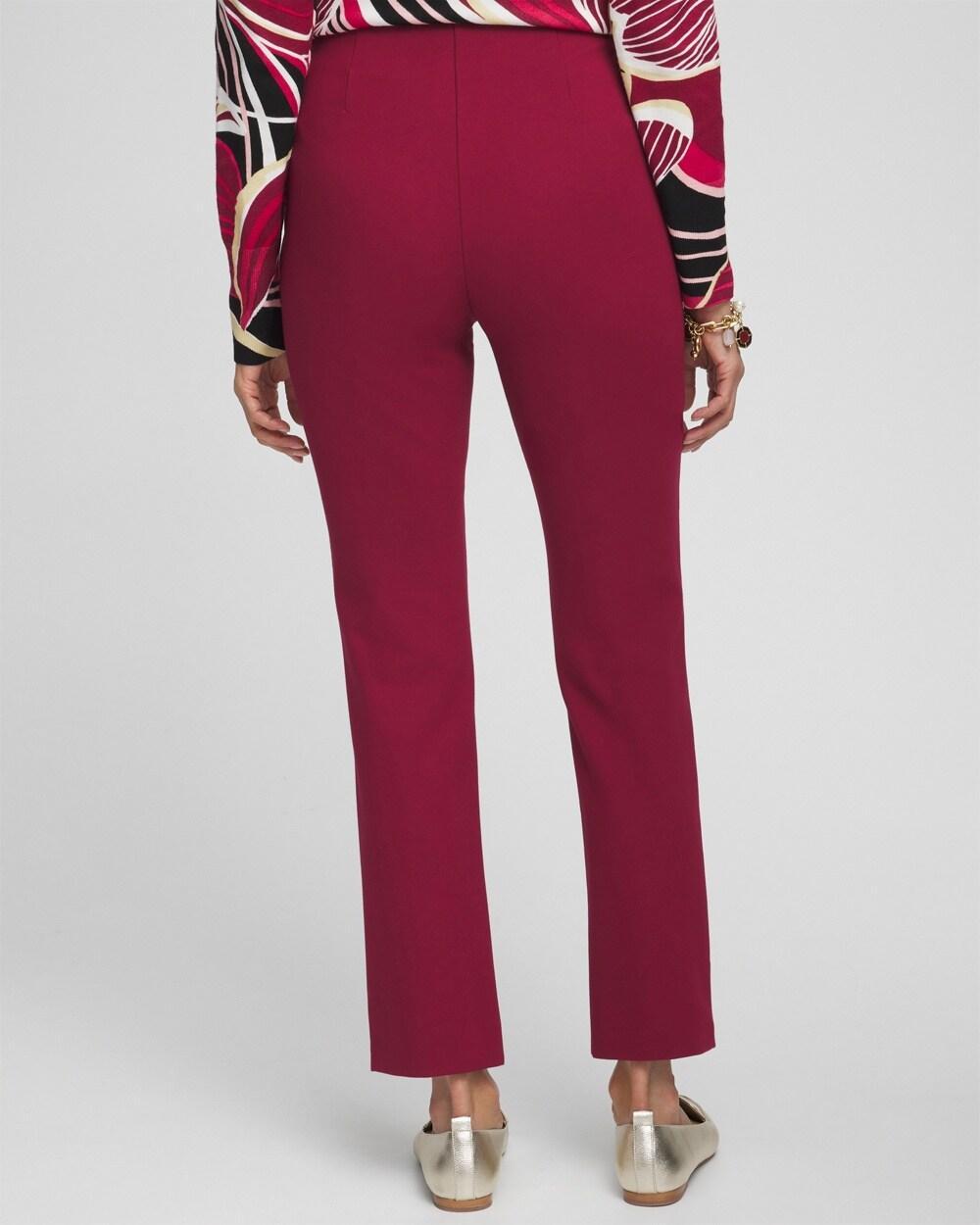 Juliet Ponte Trim Detail Ankle Pants Product Image