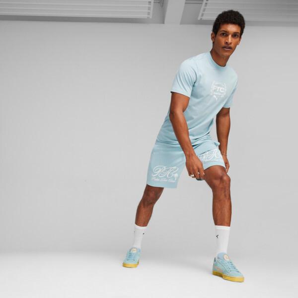 PUMA x PALM TREE CREW Suede B Men's Sneakers in Turquoise Surf/Vapor Grey Product Image