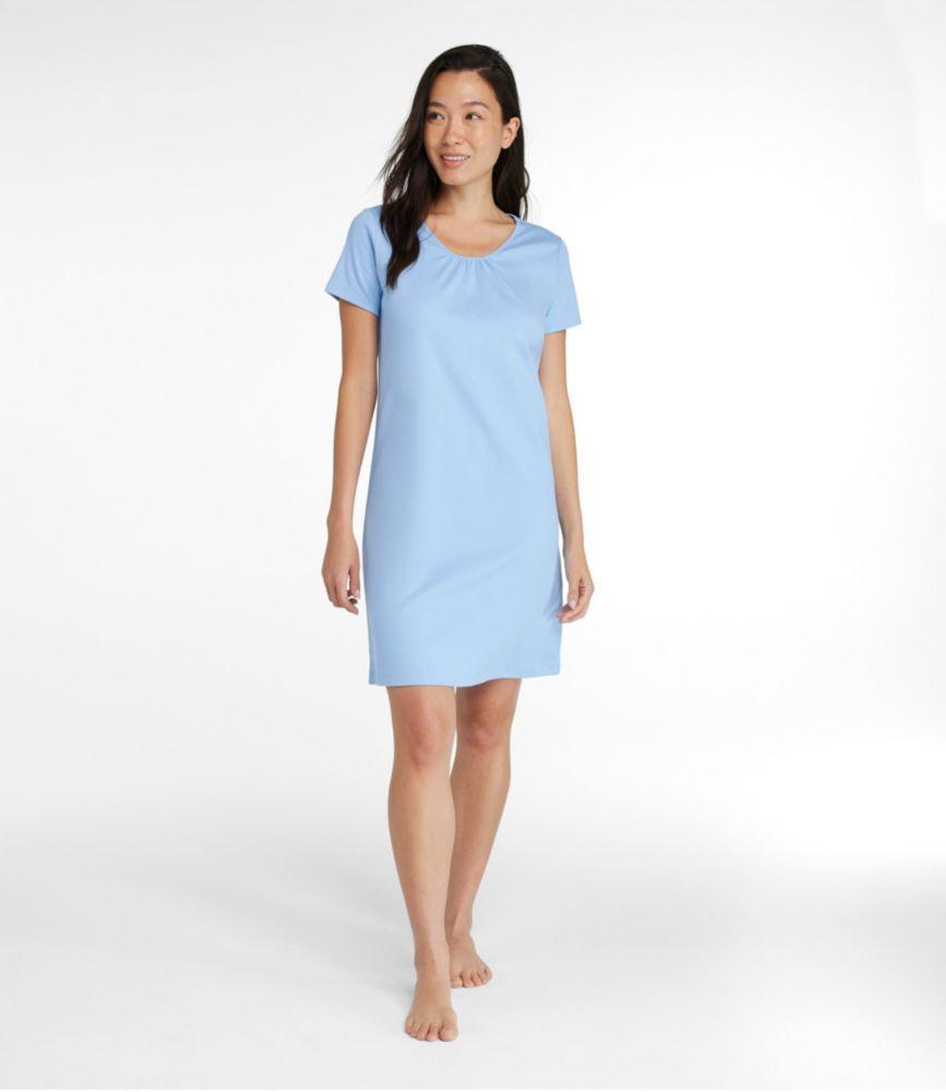 
                            Women's Supima Nightgown, Short-Sleeve
                         Product Image