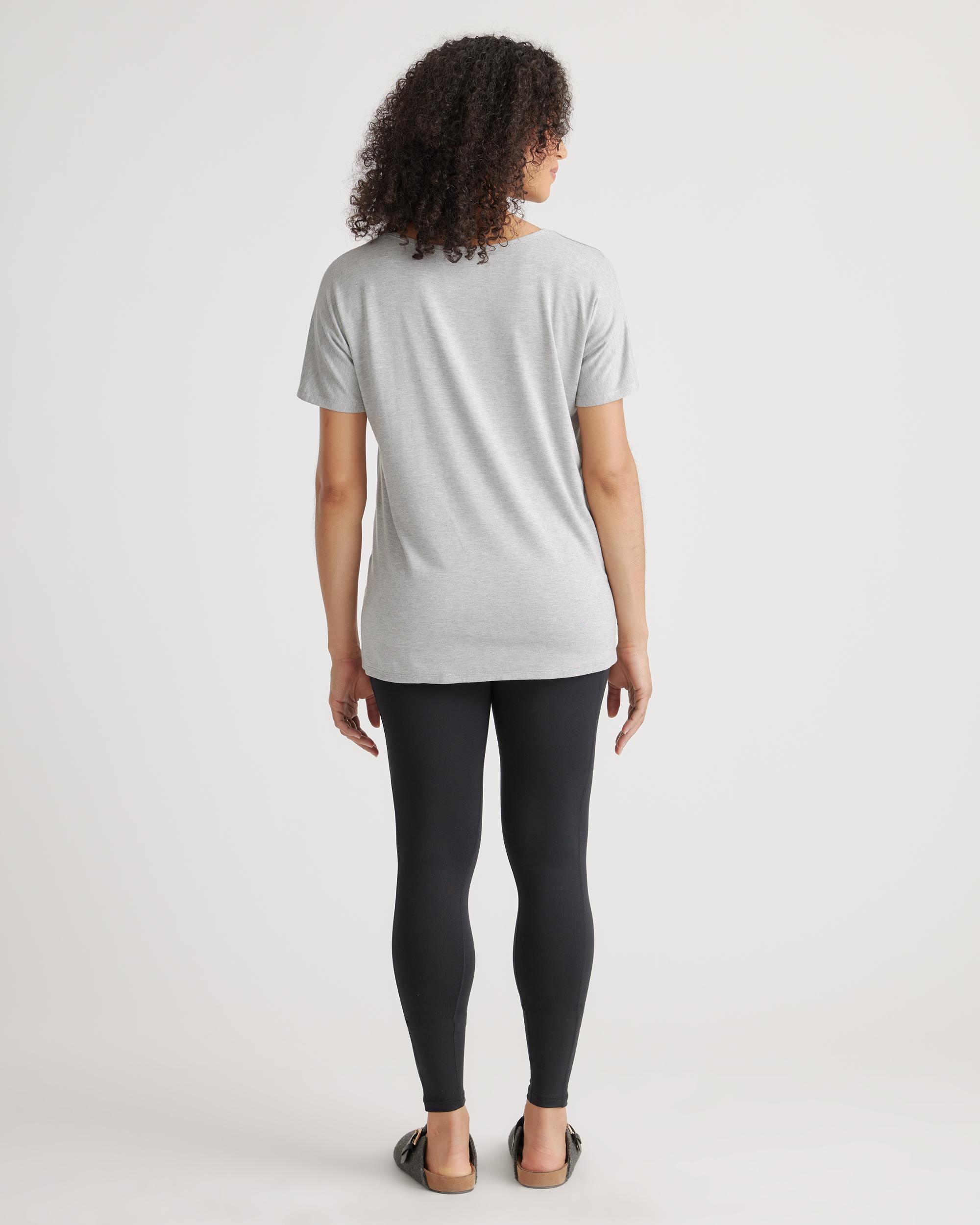 Quince | Women's Bamboo Jersey Maternity V-Neck T-Shirt Product Image
