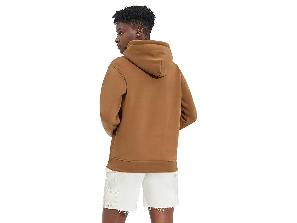 Womens UGG® Rey UGGfluff™ Logo Hoodie Plaster Product Image