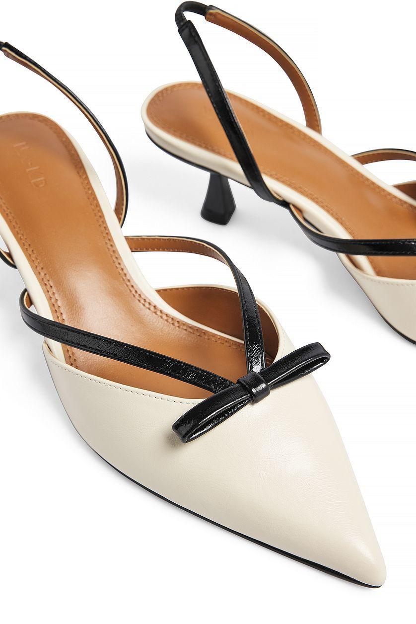 Contrast Strap Kitten Heels Product Image
