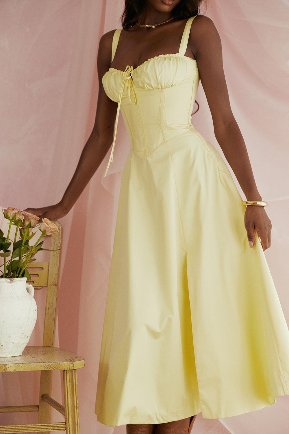 Carmen Buttercup Bustier Sundress Product Image