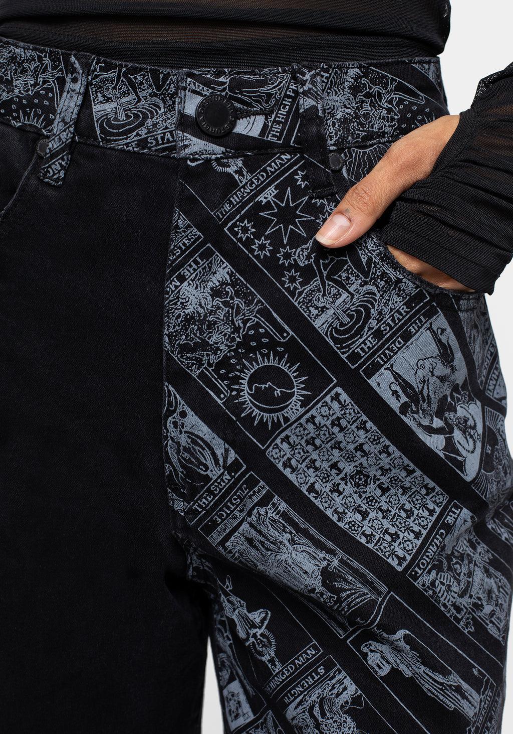 Cartomancy Printed Mom Jean Product Image