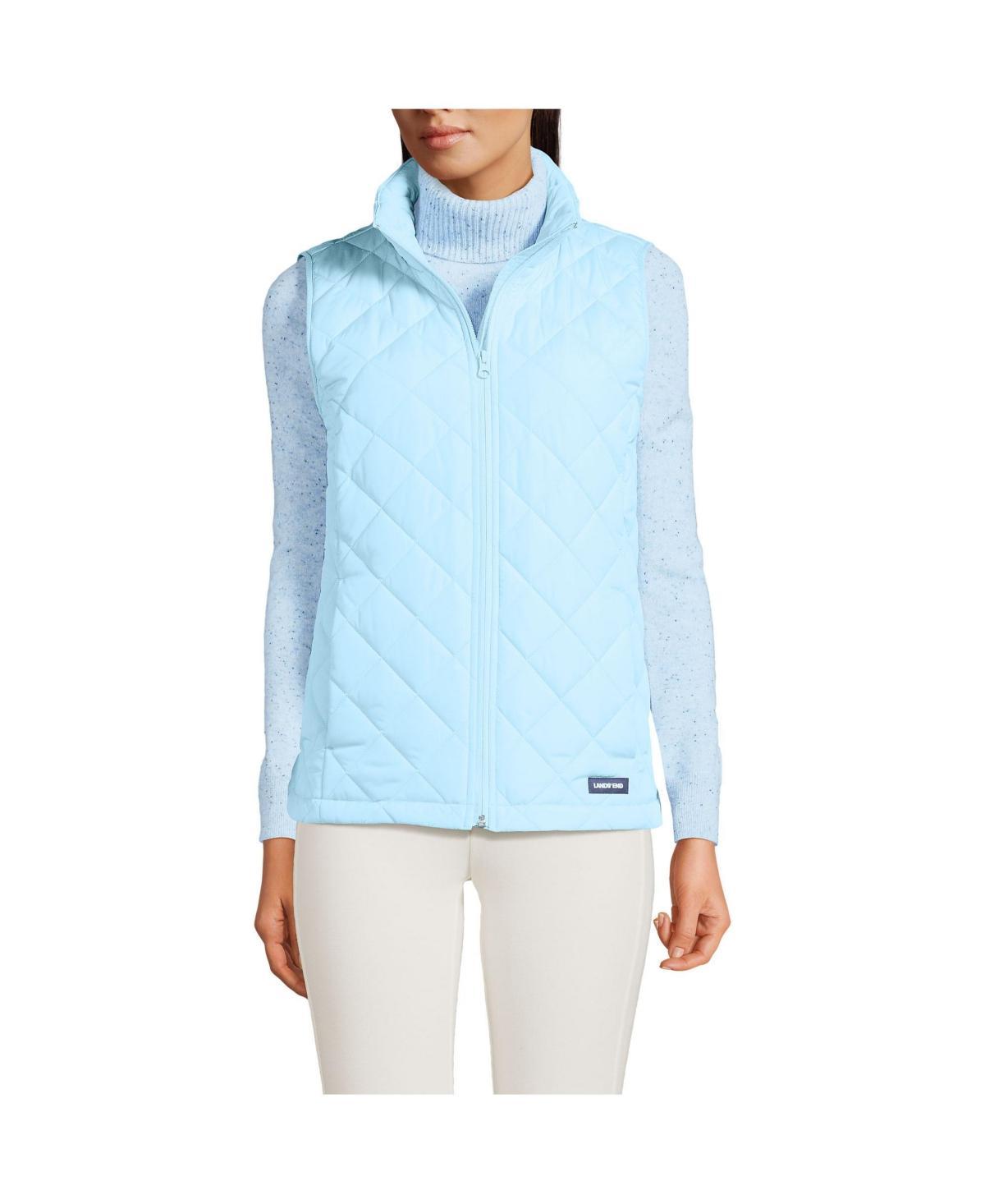 Women's Lands' End Insulated Vest, Size: XL, Subtle Blue Product Image