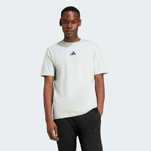 adidas City Escape Space Graphic Tee Wonder Silver XL Mens Product Image