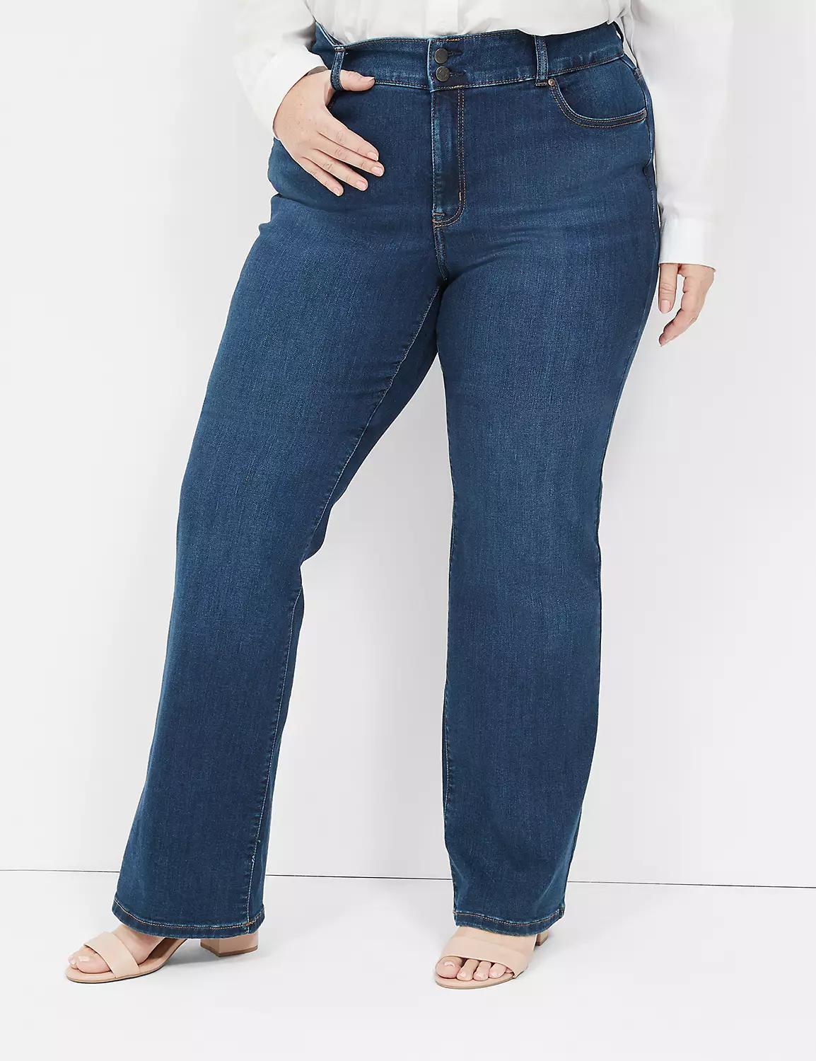 Tighter Tummy High-Rise Slim Straight Jean Product Image