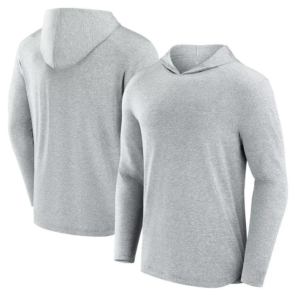 Men's Fanatics Gray Buffalo Bills Front Office Tech Lightweight Hoodie T-Shirt, Size: 4XL, Grey Product Image