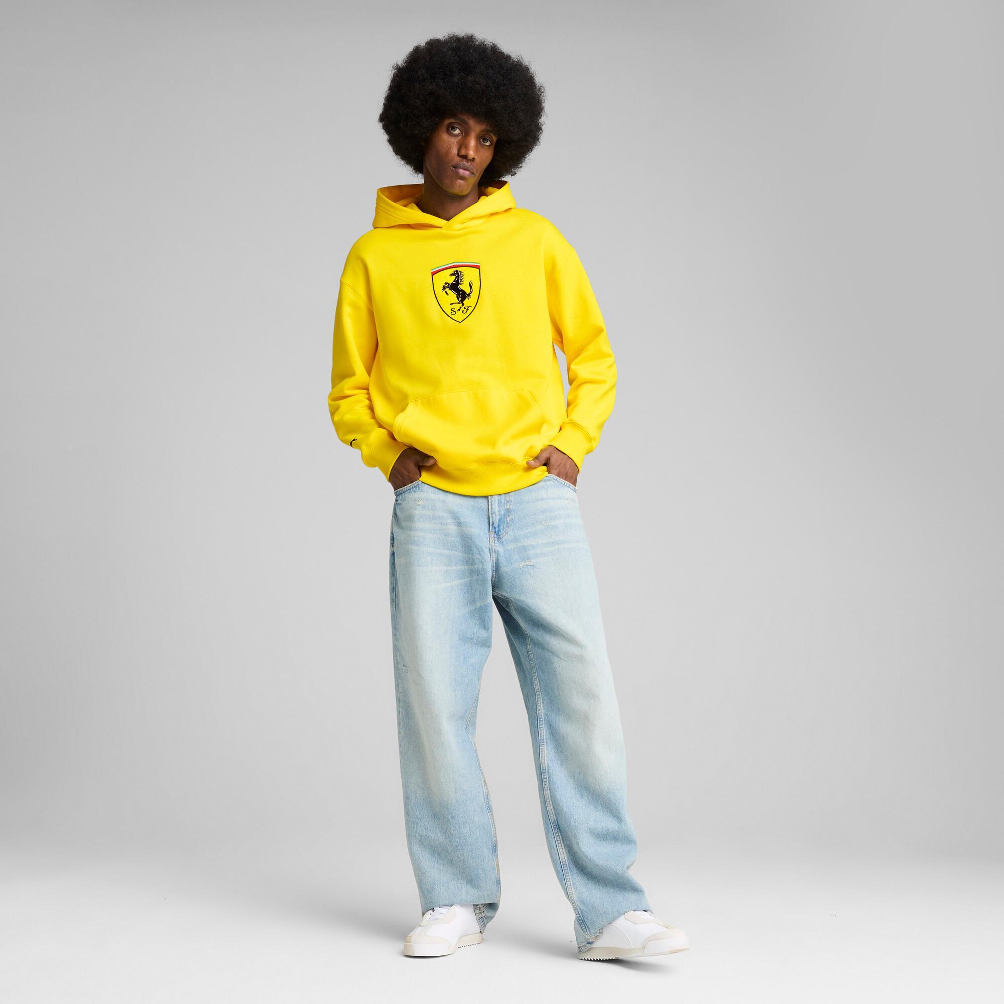 PUMA Scuderia Ferrari Race Big Shield Men's Hoodie Product Image