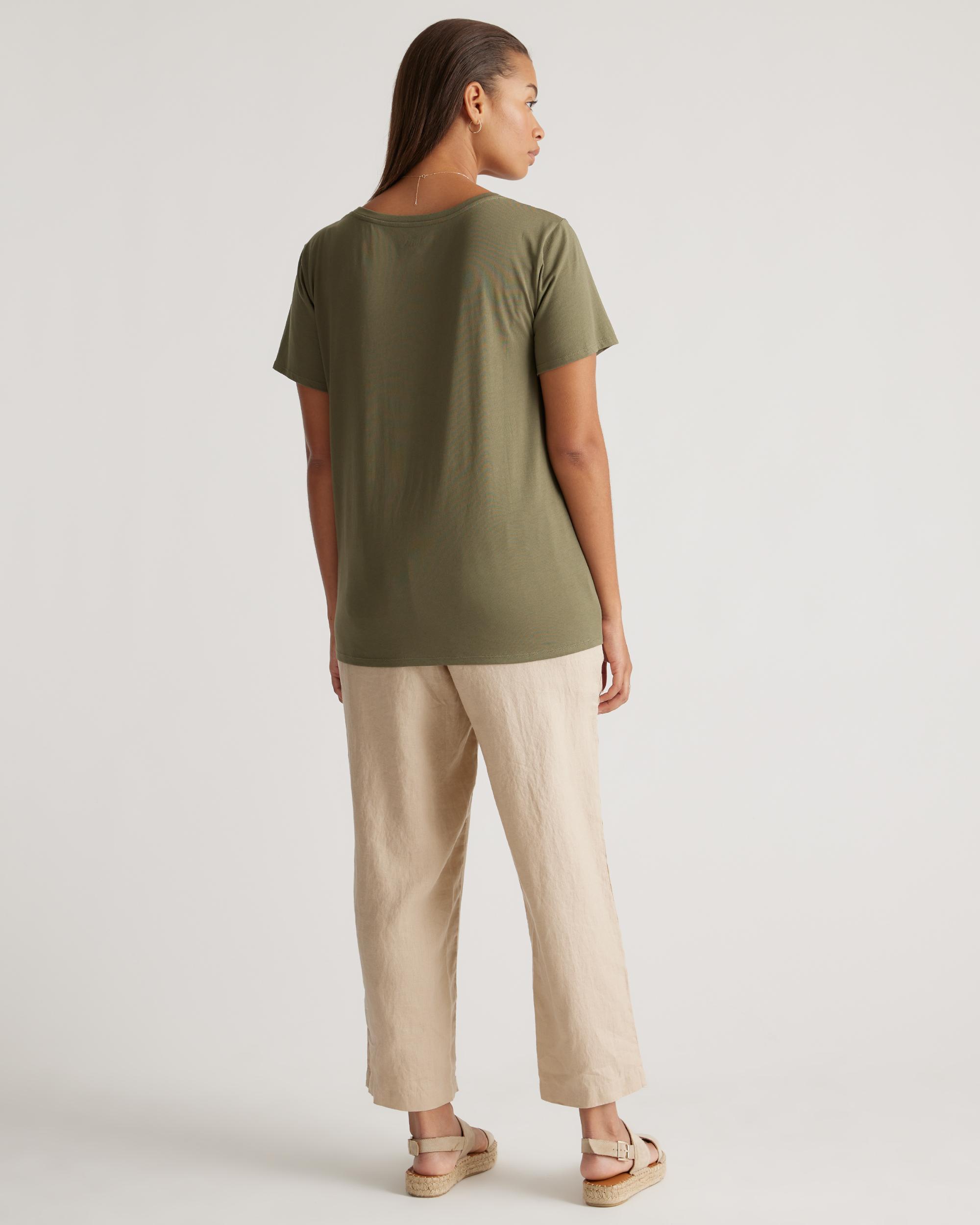 Quince | Women's Cotton Modal Scoop Neck T-Shirt Cotton/Modal Product Image