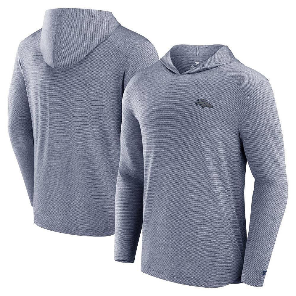 Men's Fanatics Navy Seattle Seahawks Front Office Tech Lightweight Hoodie T-Shirt, Size: XL, Blue Product Image