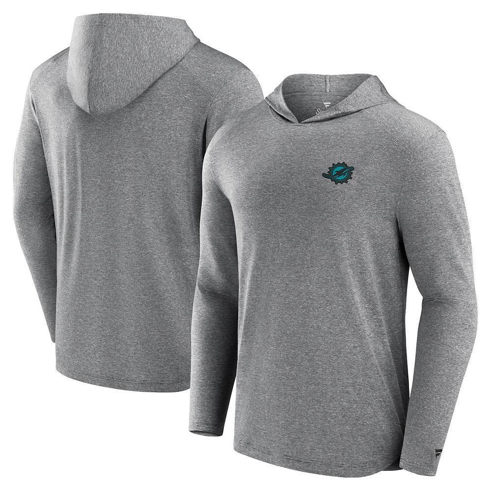 Men's Fanatics Gray Green Bay Packers Front Office Power Mono Long Sleeve Hoodie T-Shirt, Size: 5XL, Grey Product Image
