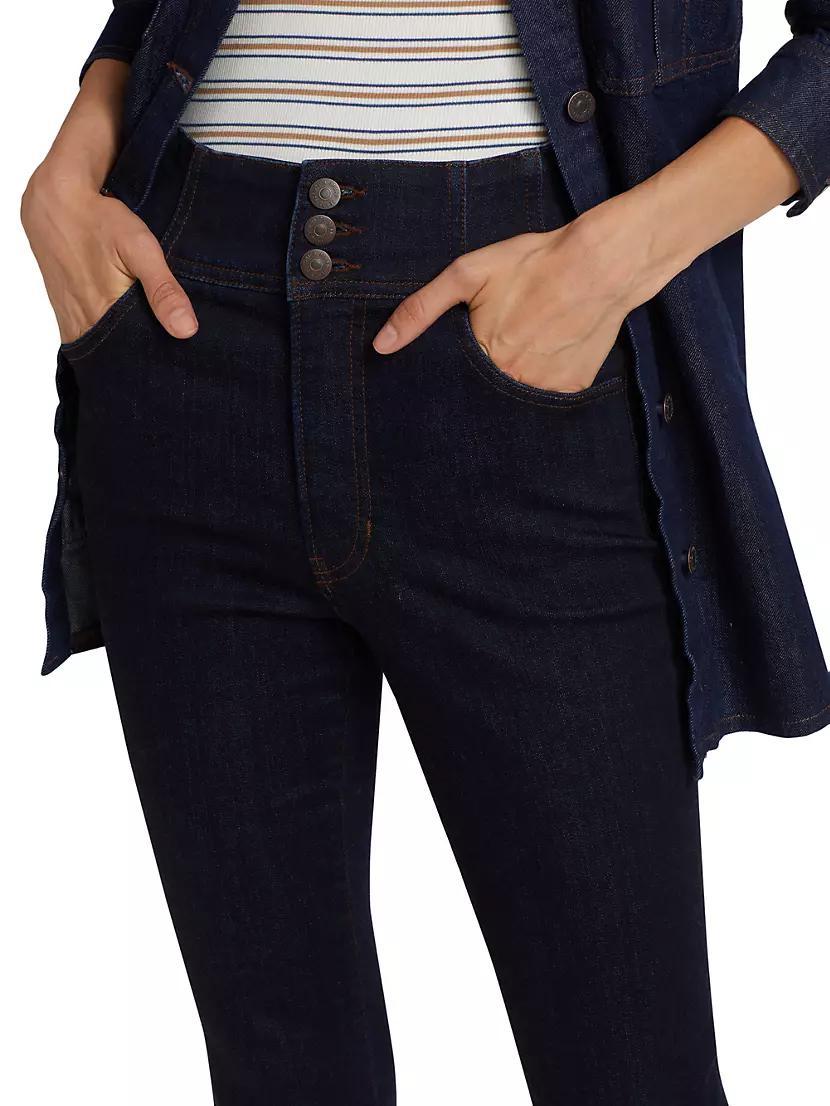 Carson High-Rise Stretch Flare Jeans Product Image