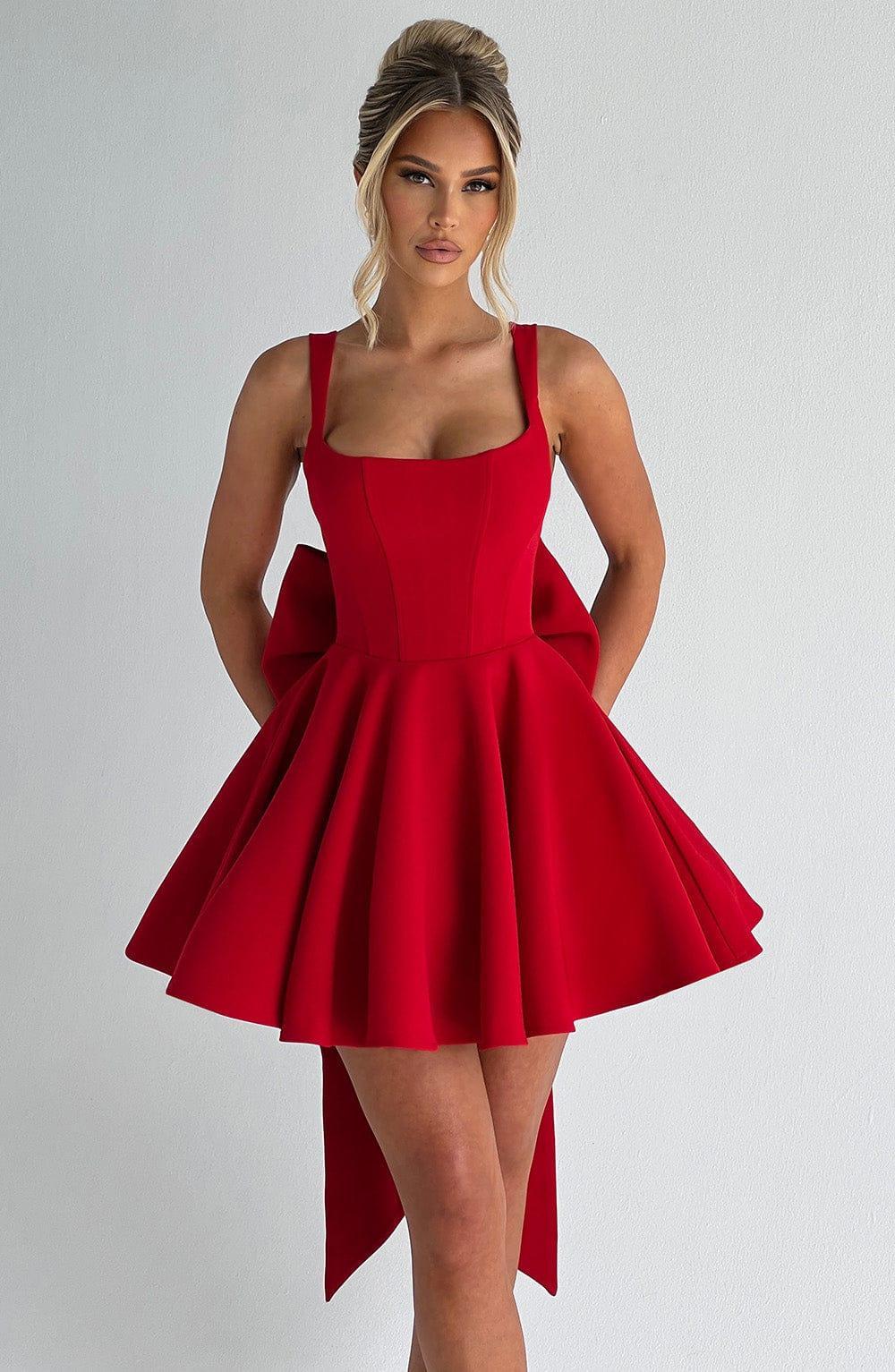 Rue Mini Dress - Red Product Image