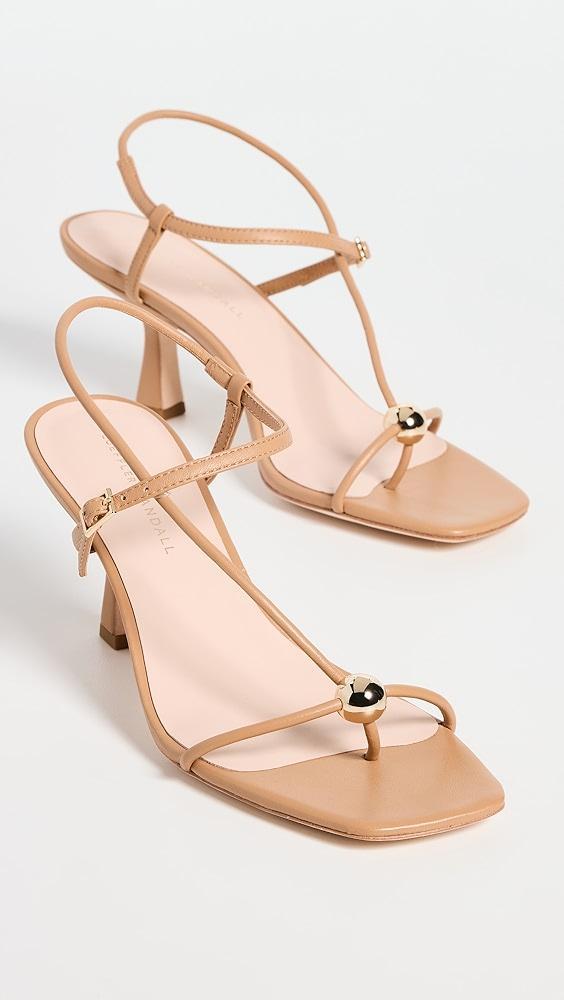 Loeffler Randall Triana Strappy Mid Heel Sandals with Ball | Shopbop Product Image