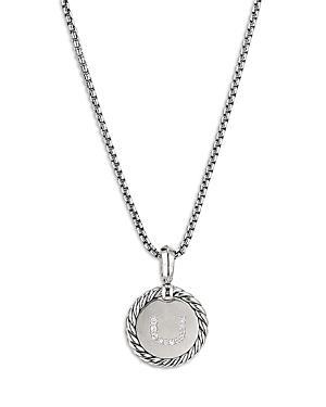 David Yurman Sterling Silver Cable Collectibles Initial Charm Product Image