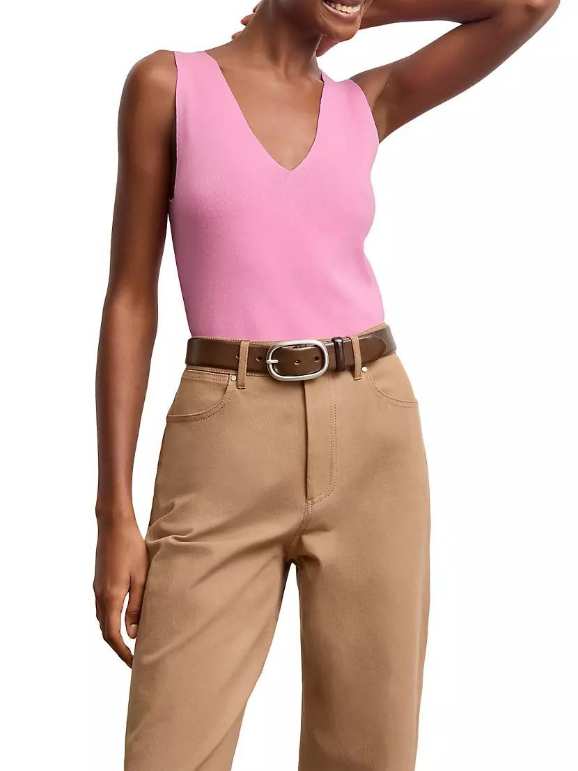 Alecia V-Neck Tank Top - Eco-Friendly 365 Knit Product Image