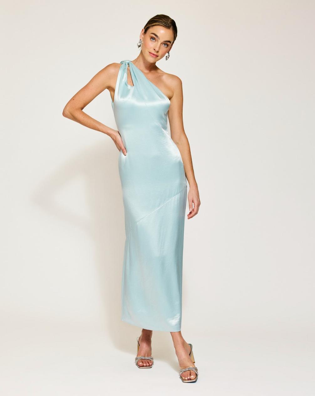Line & Dot | Daniella Dress | Mint Product Image
