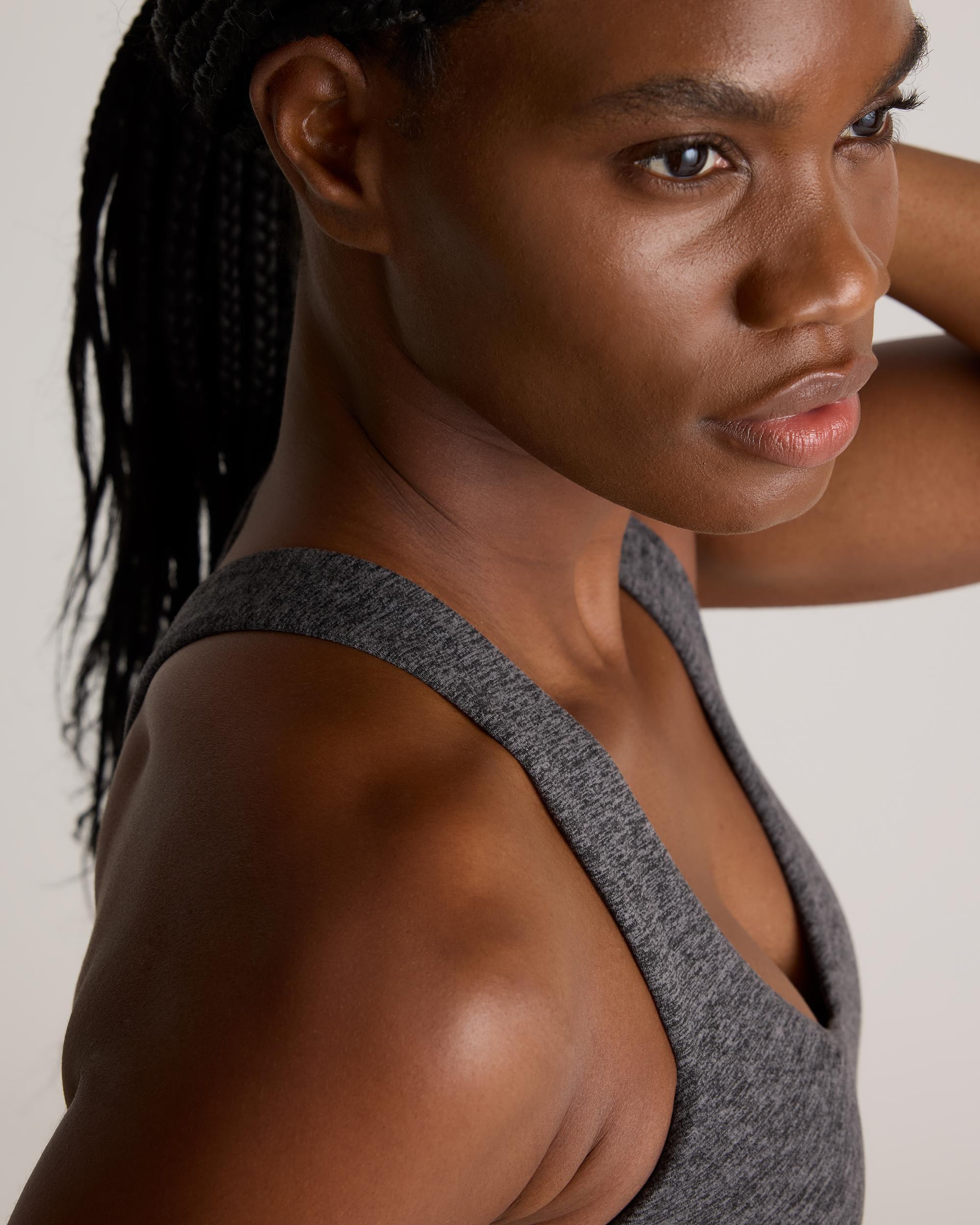 Quince | Women's Super Soft Performance Cropped Tank Top Flowknit Activewear, Size XS, Recycled Polyester Product Image
